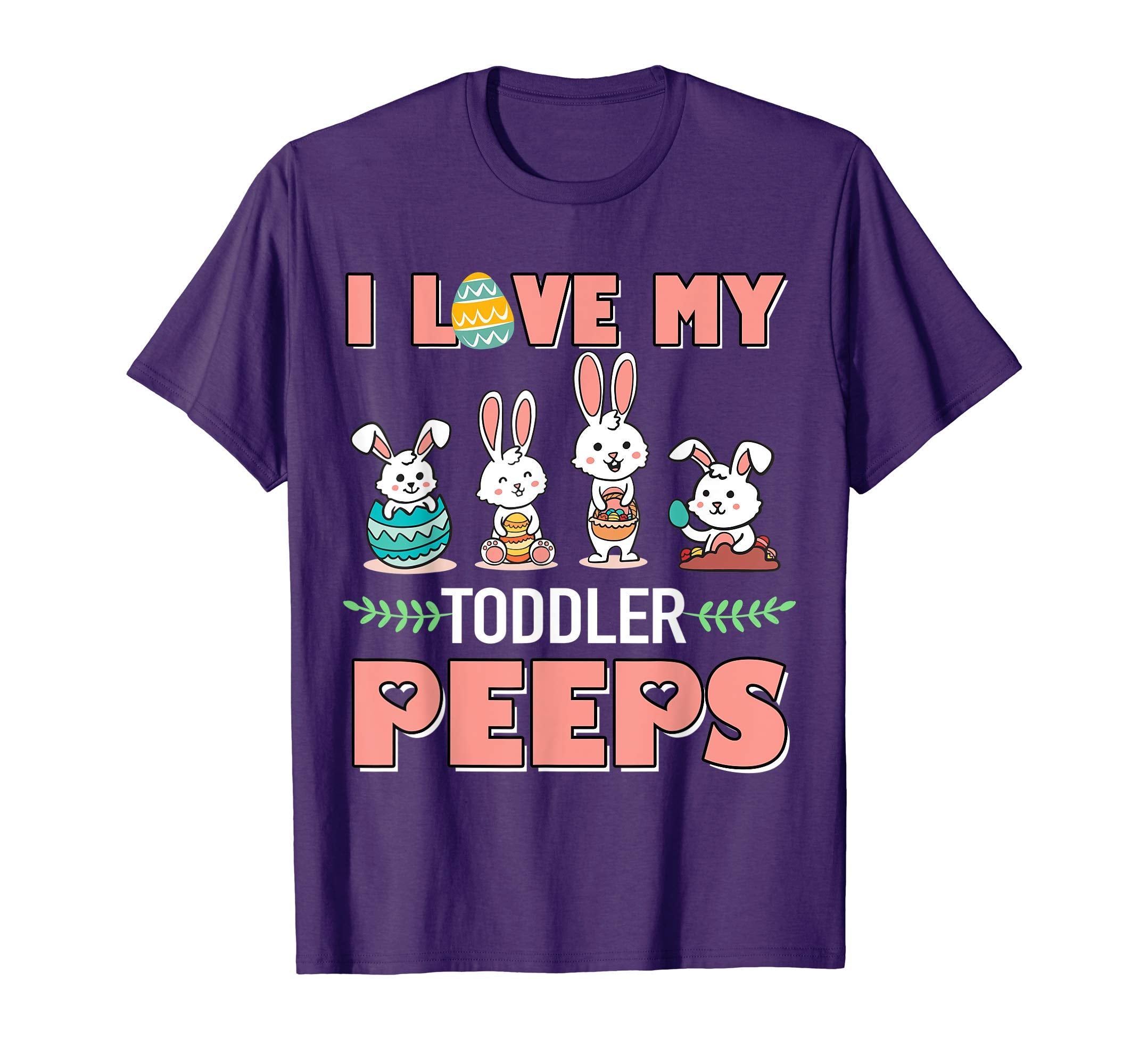 I Love My Toddler Peeps Happy Easter Teacher Shirt