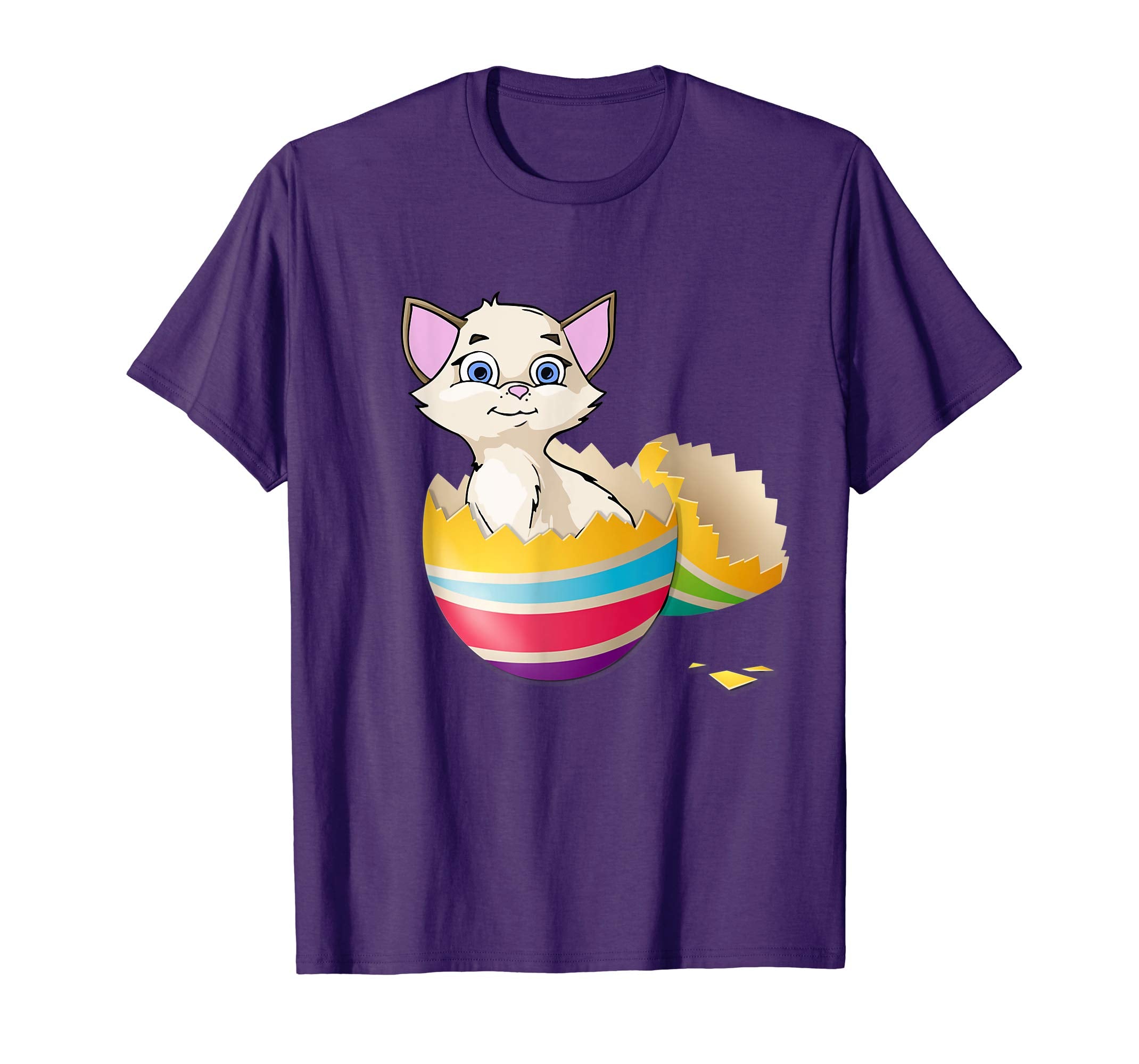 Baby Cat Hatching From Easter Egg Easter Day Shirt