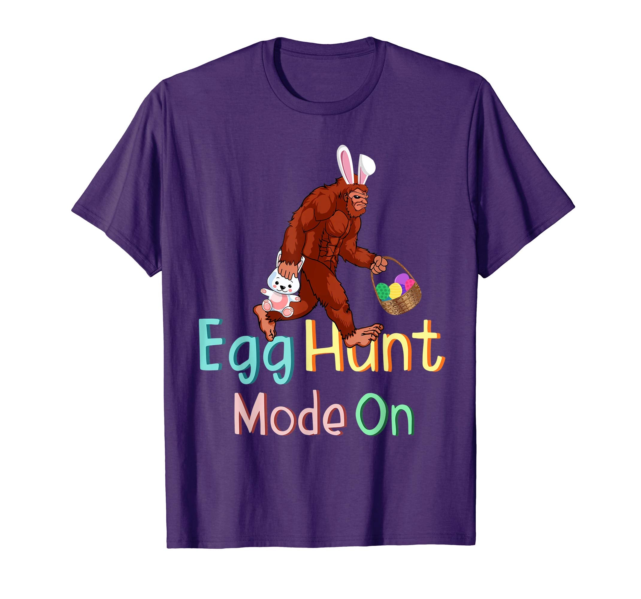 Easter Bigfoot Sasquatch Shirt Bunny Egg Hunting Gift Tee