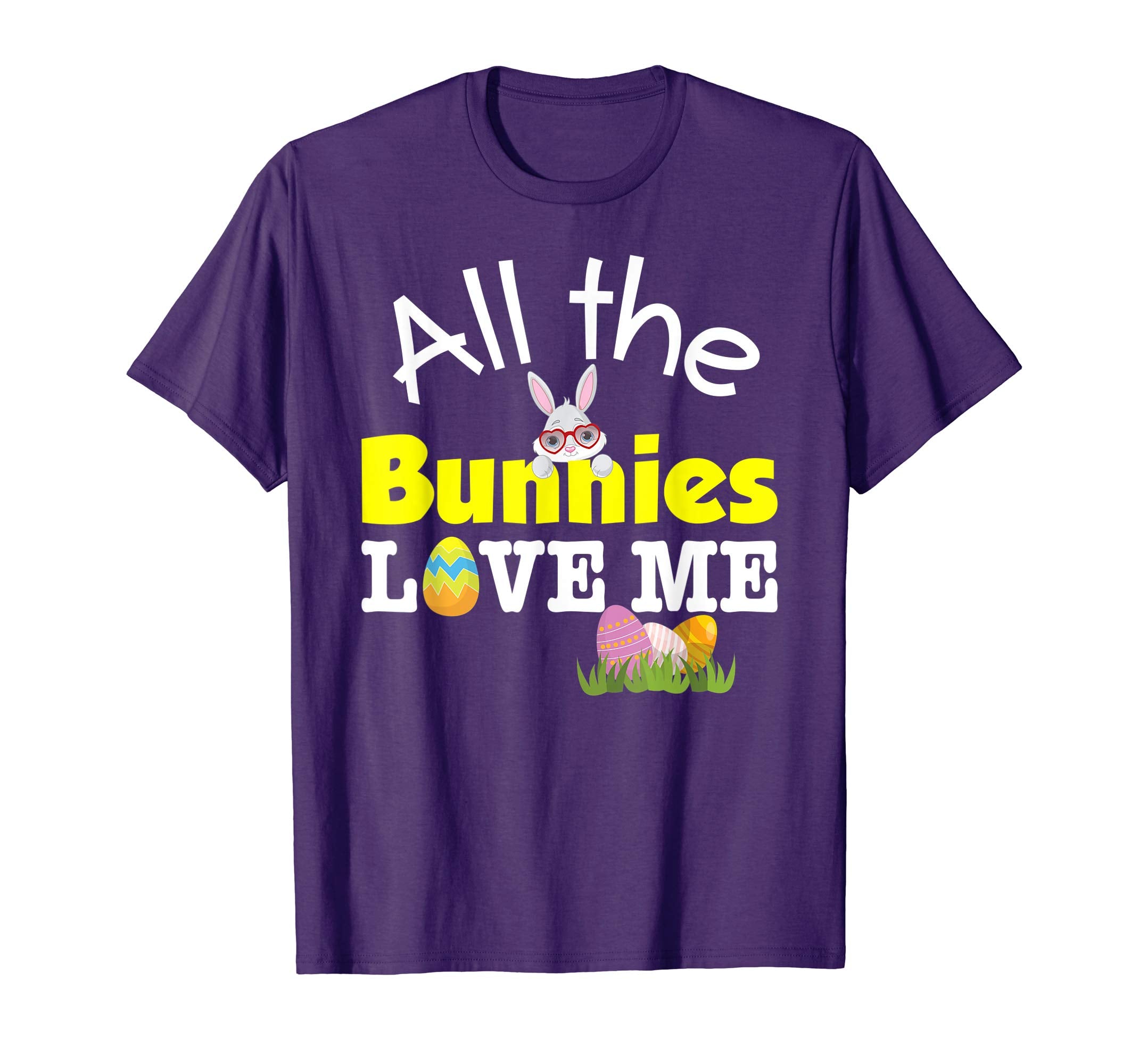 All The Bunnies Loves Me Cute Bunny Easter Day T-Shirt Boys