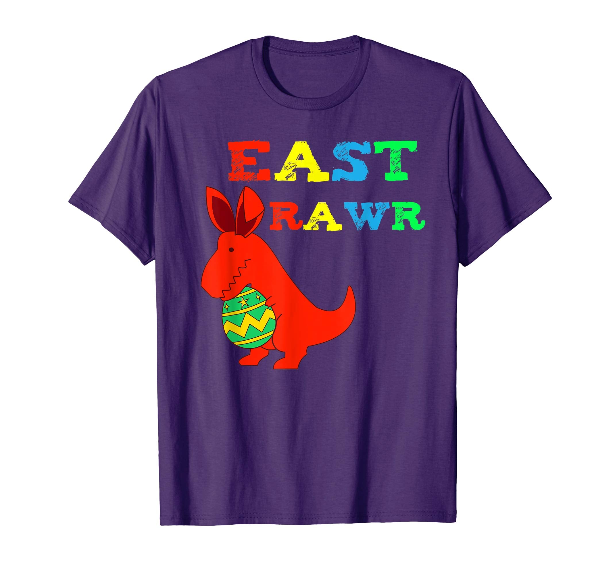 Happy Eastrawr T Rex Dinosaur Easter Bunny Egg Shirt