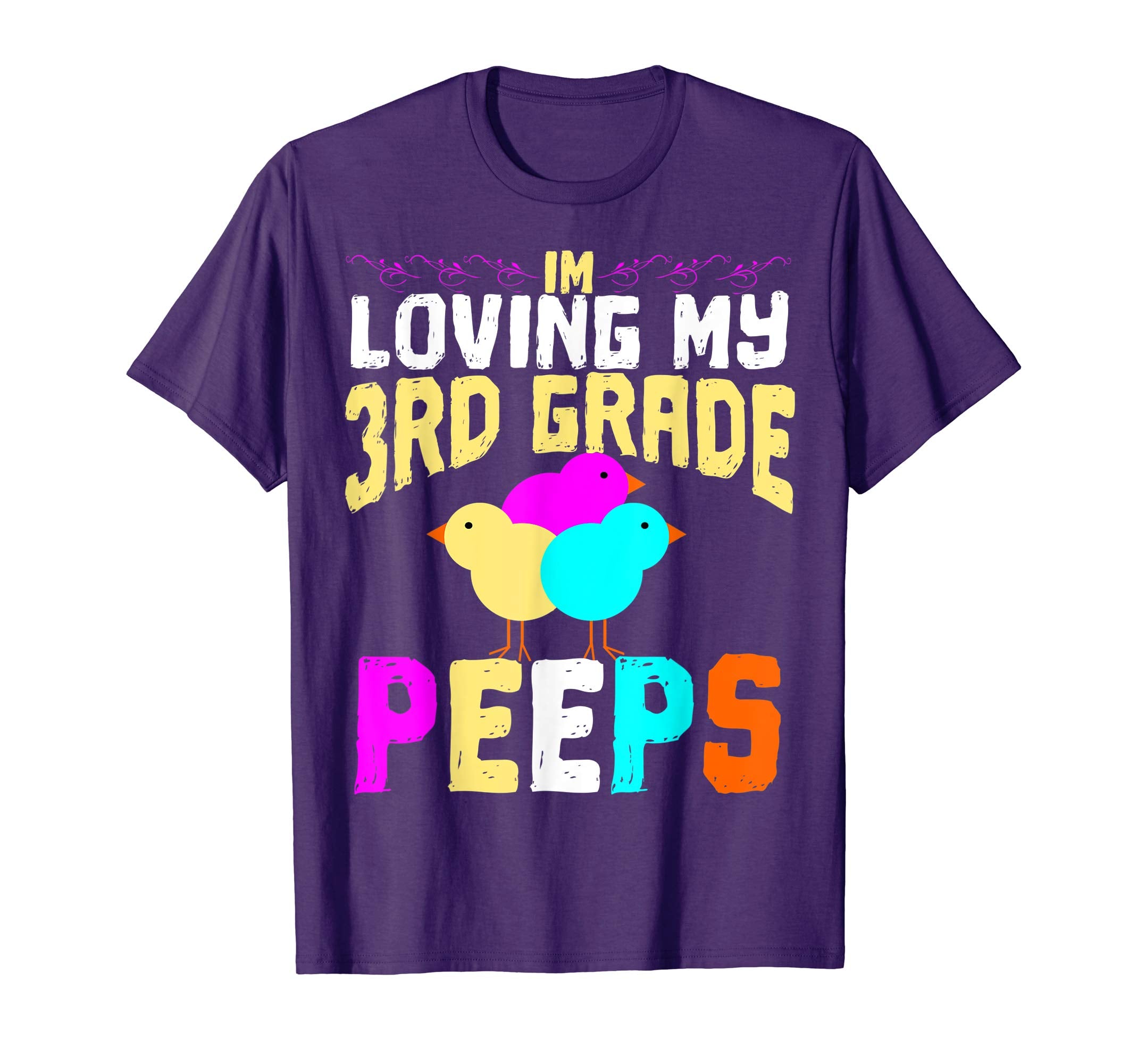 3rd Grade Peeps Easter TShirt Teacher Gift