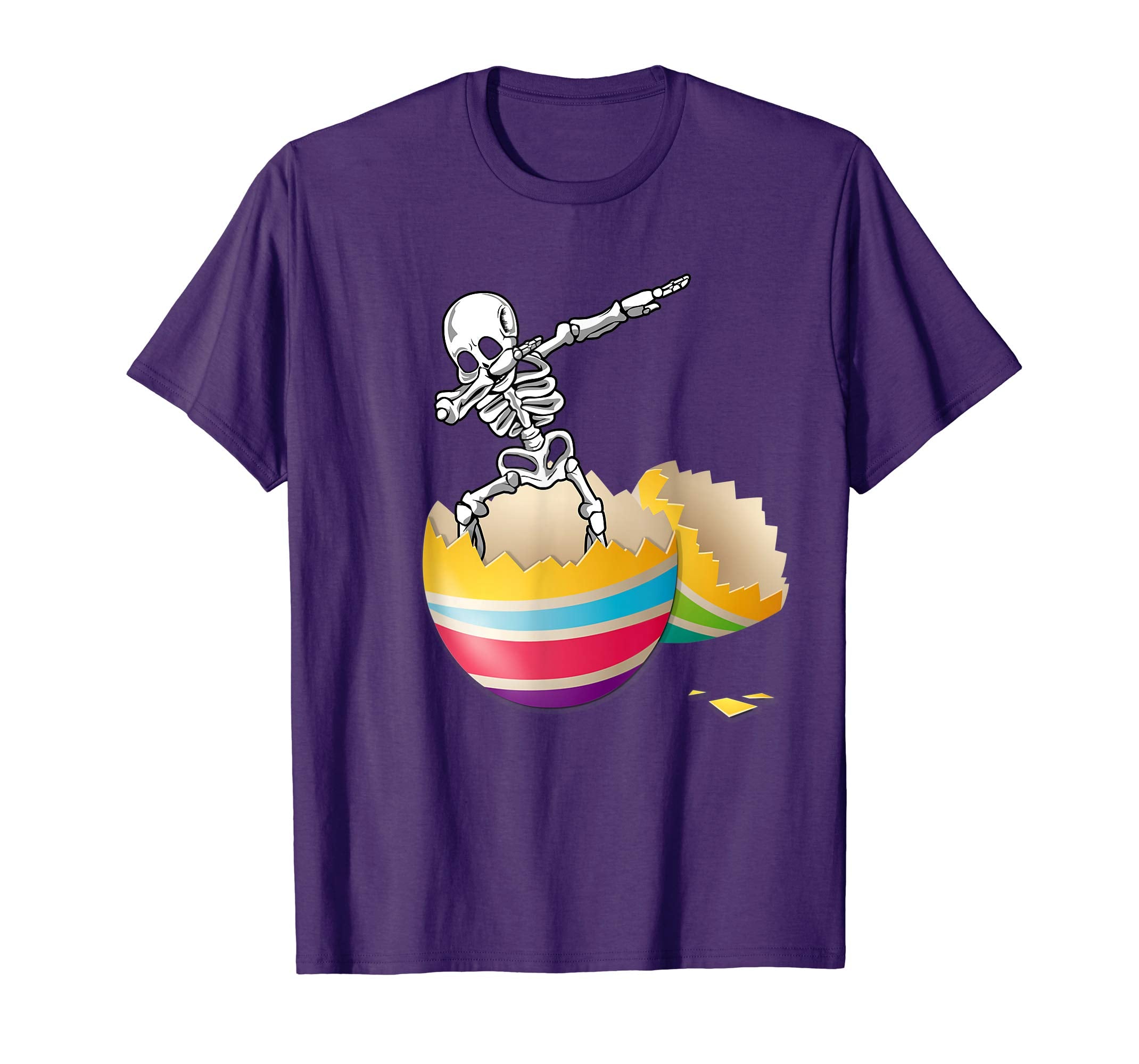 Skeleton Dabbing Easter Eggs Easter Day Shirt