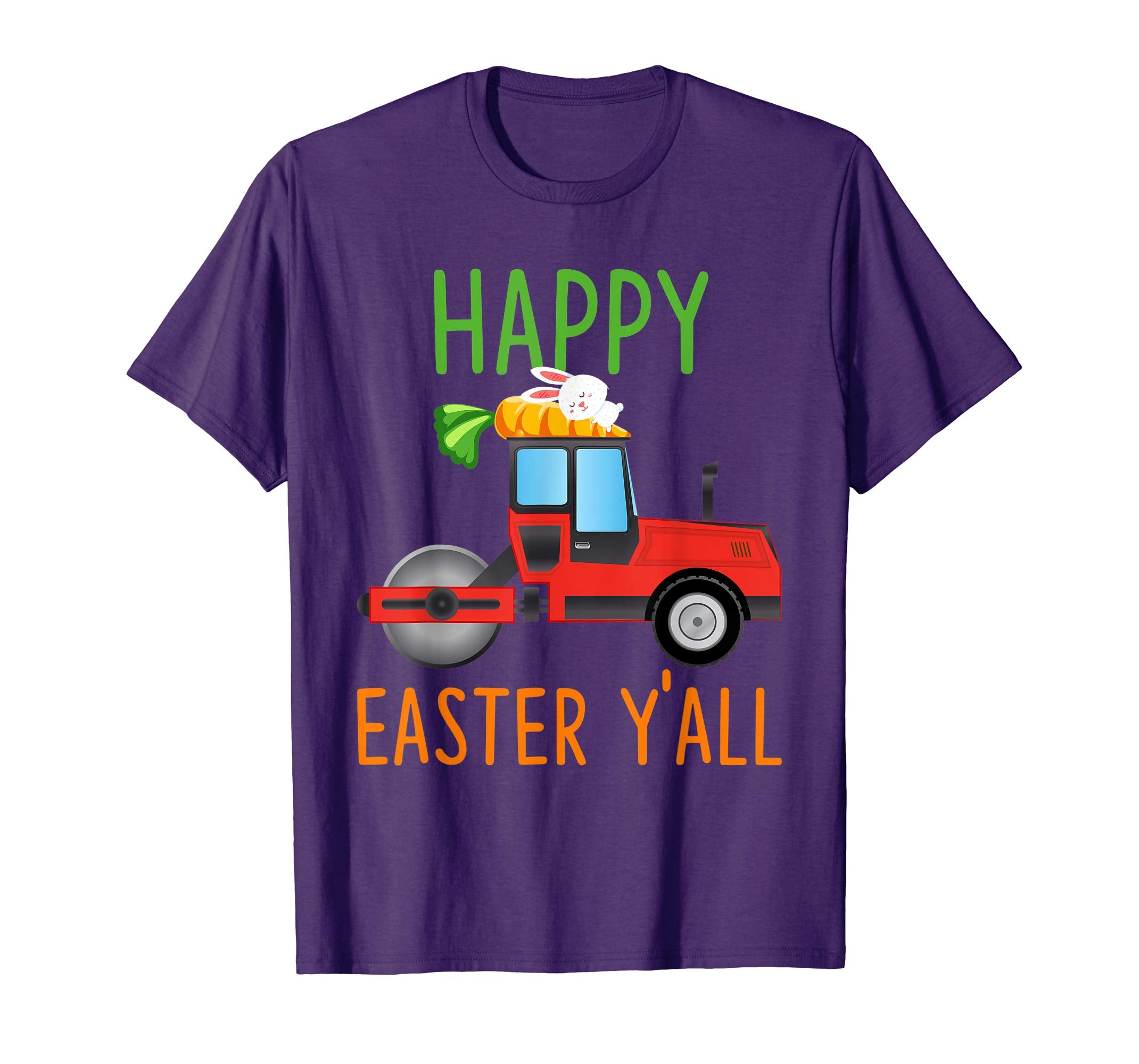 Road-Roller Happy-Easter-Y'all T-shirt Hunting-Season-Egg