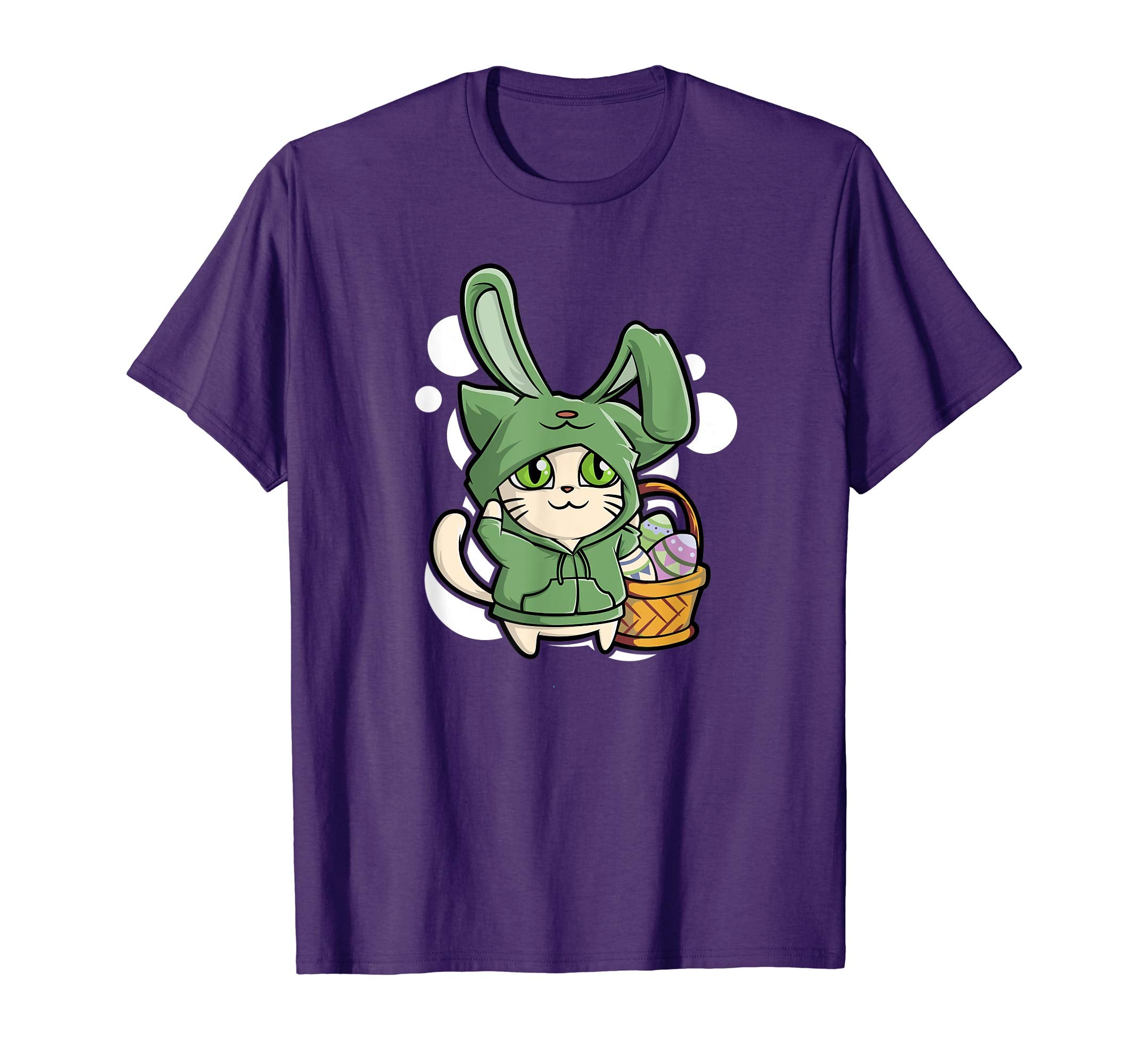 Cat Portrait Kawaii Easter Shirt Funny Gift Idea Women Men
