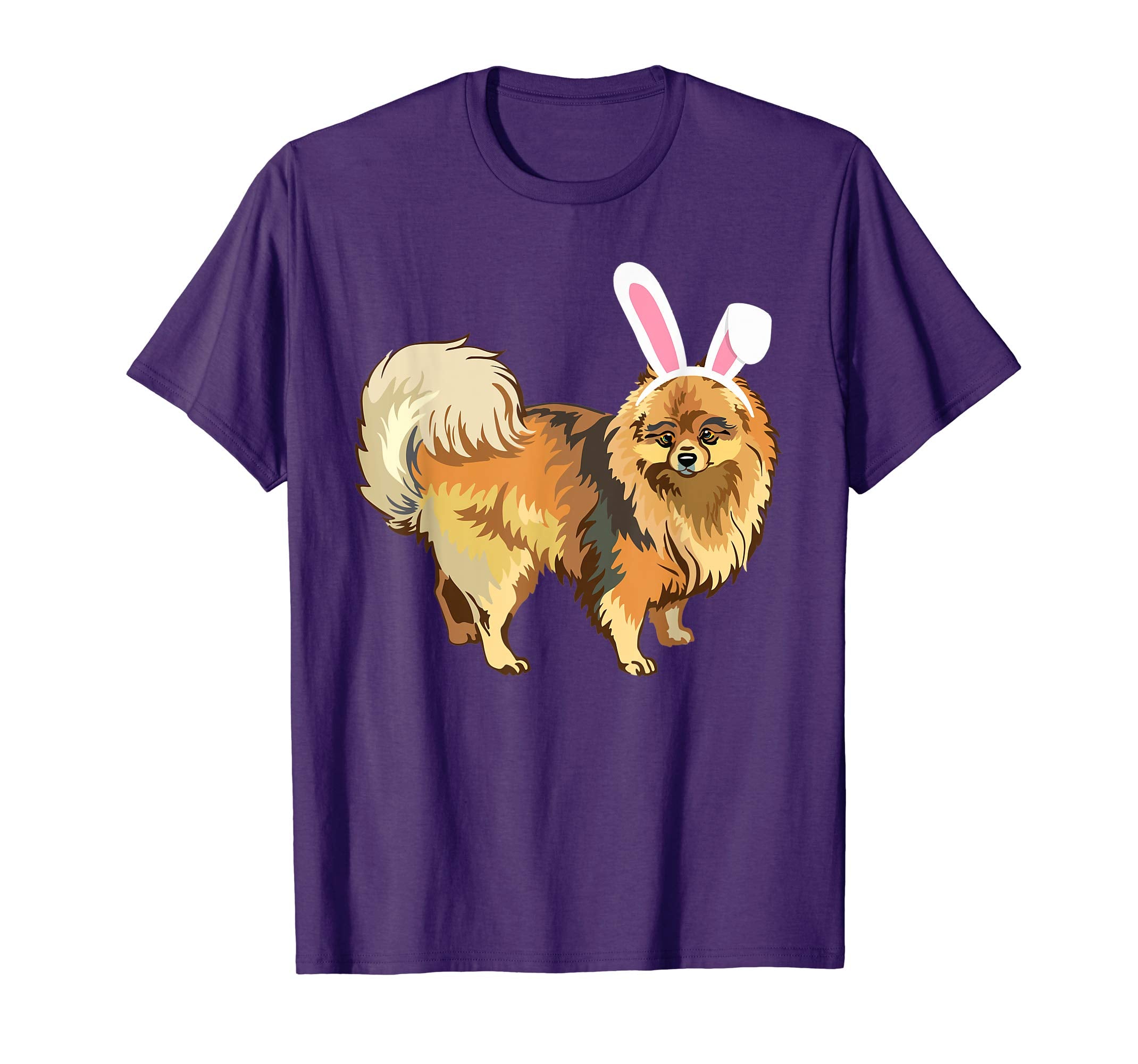 Greyhound Dog With Bunny Rabbit Hat Easter Happy Day Shirt