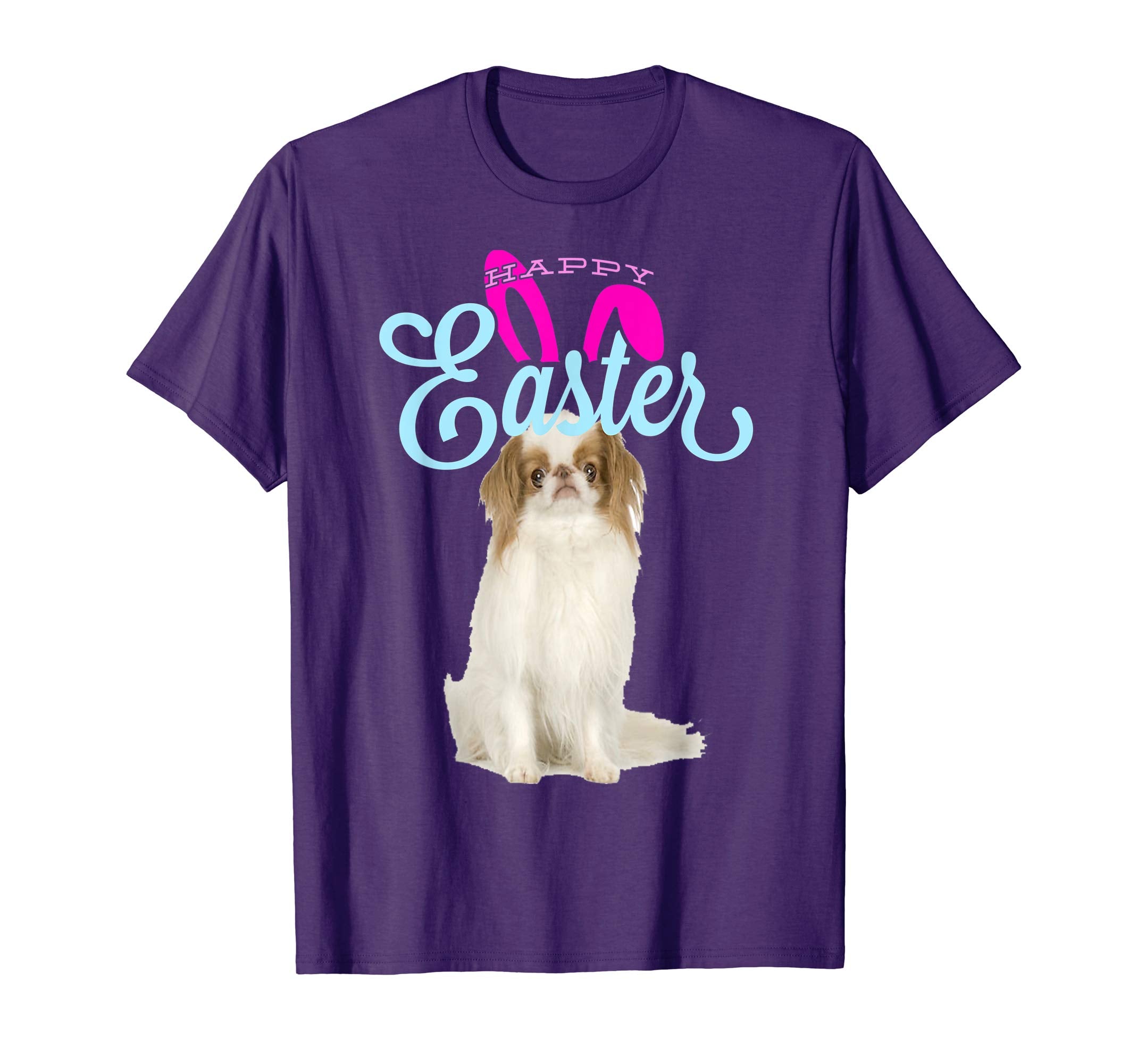 Easter Bunny Japanese Chin Tshirt Dog Men Women Gift Easter