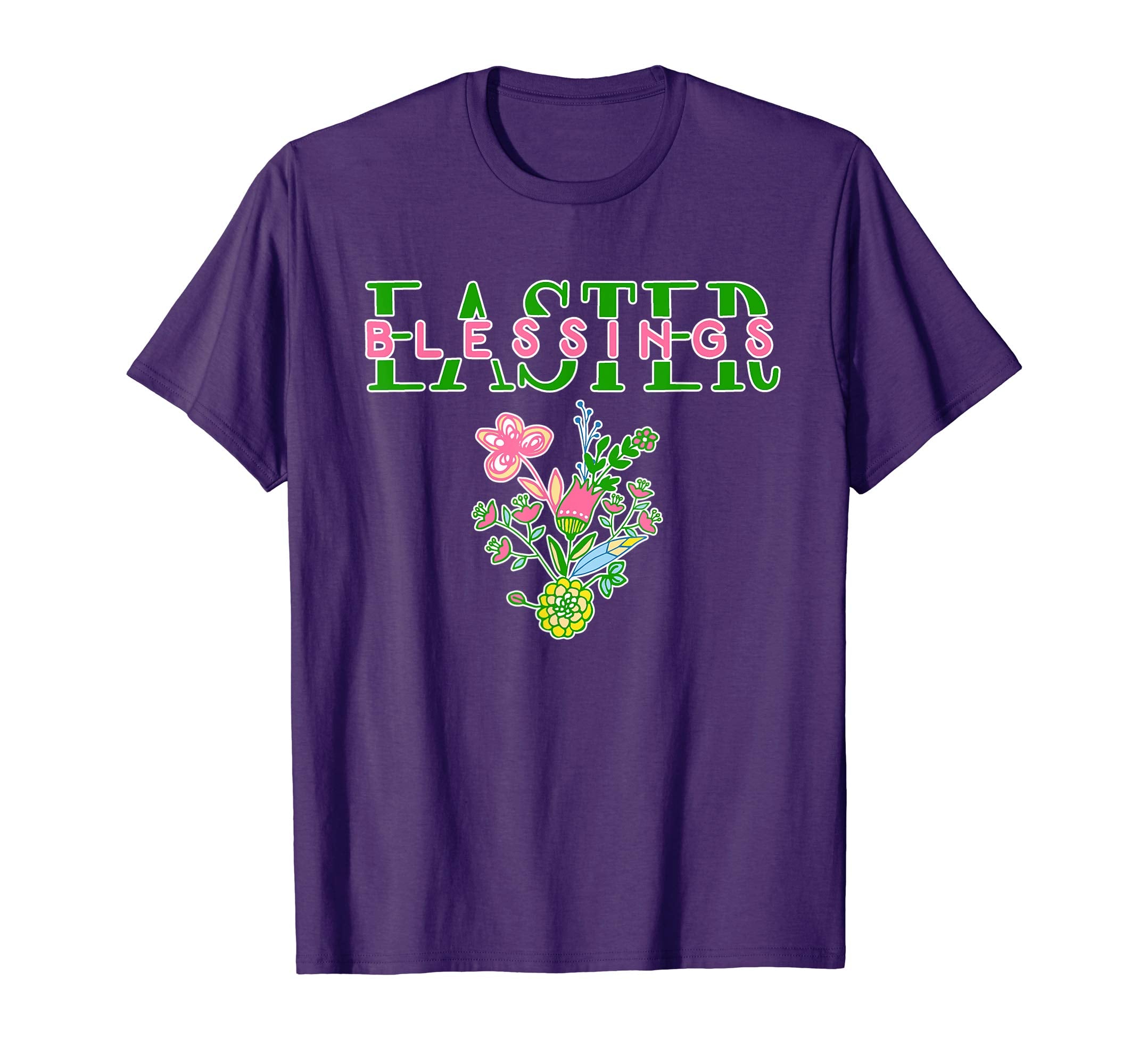 EASTER BLESSINGS T-shirt with Floral Detail