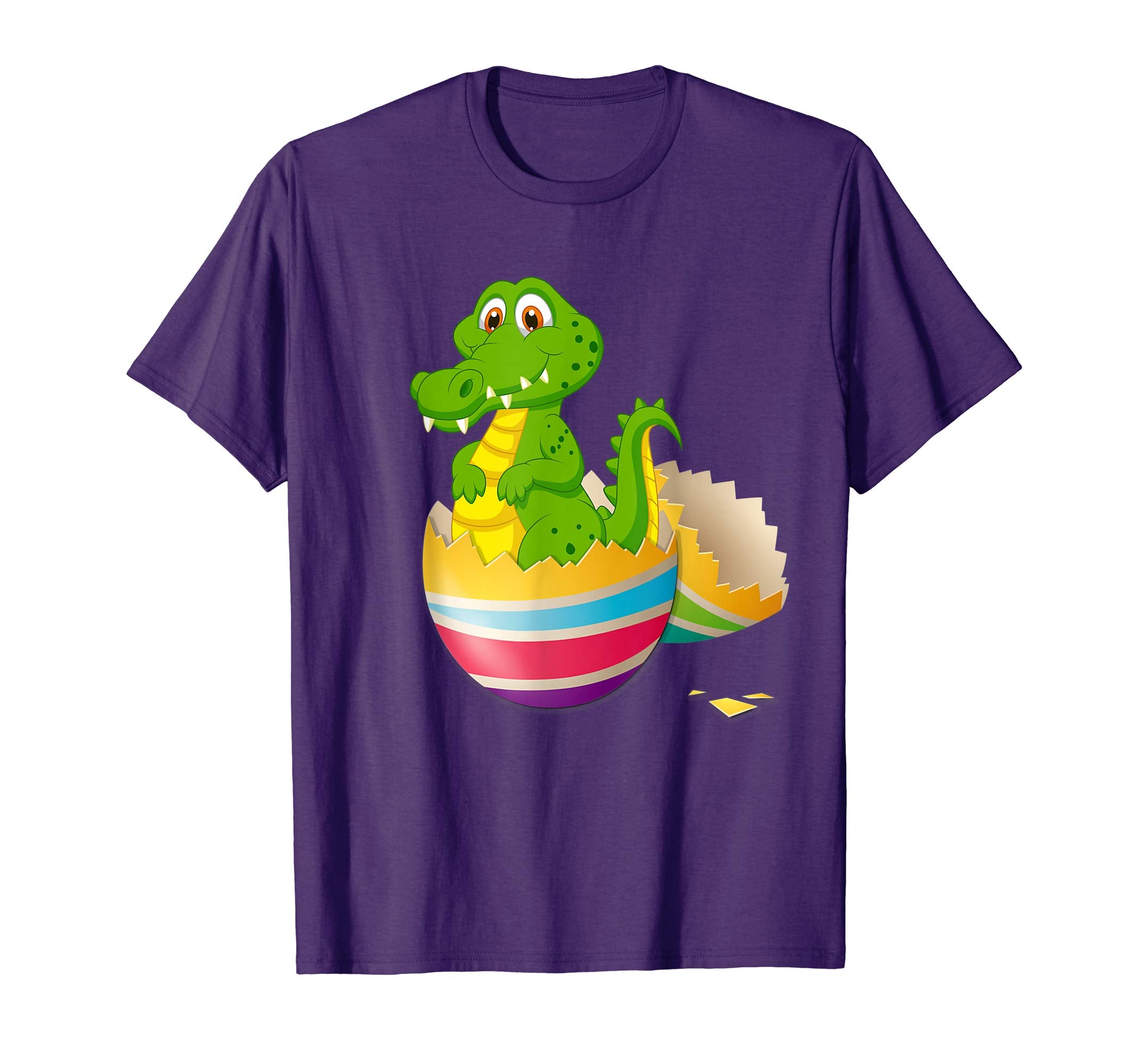 Baby Crocodile Hatching From Easter Egg Easter Day Shirt