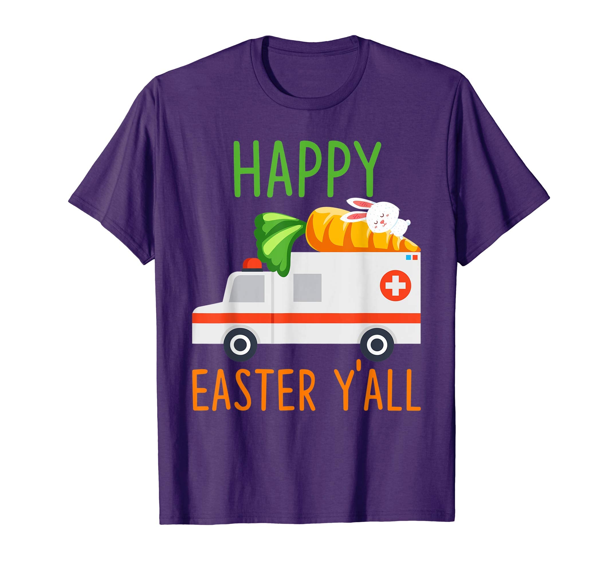 Ambulance Happy-Easter-Y'all T-shirt Hunting-Season-Egg