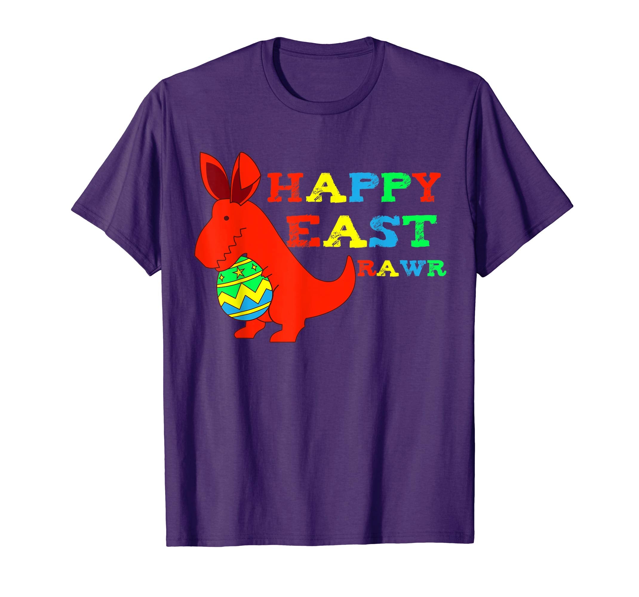 Happy Eastrawr T Rex Dinosaur Easter Bunny Egg Shirt