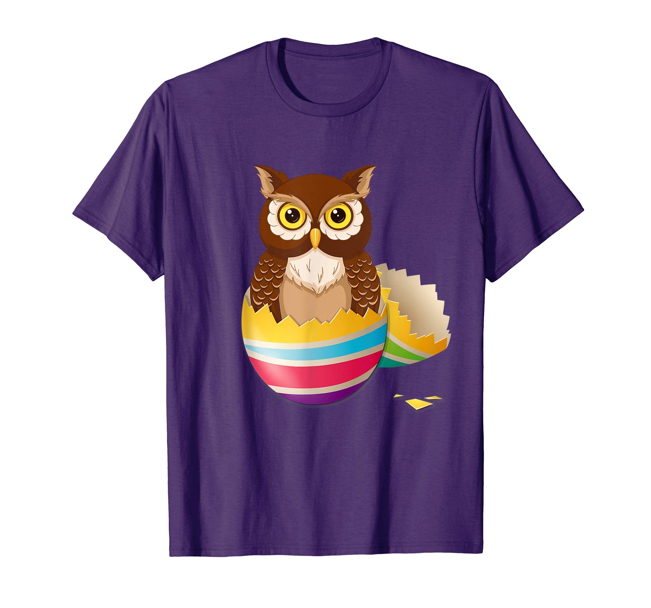 Baby Owl Hatching From Easter Egg Easter Day Shirt