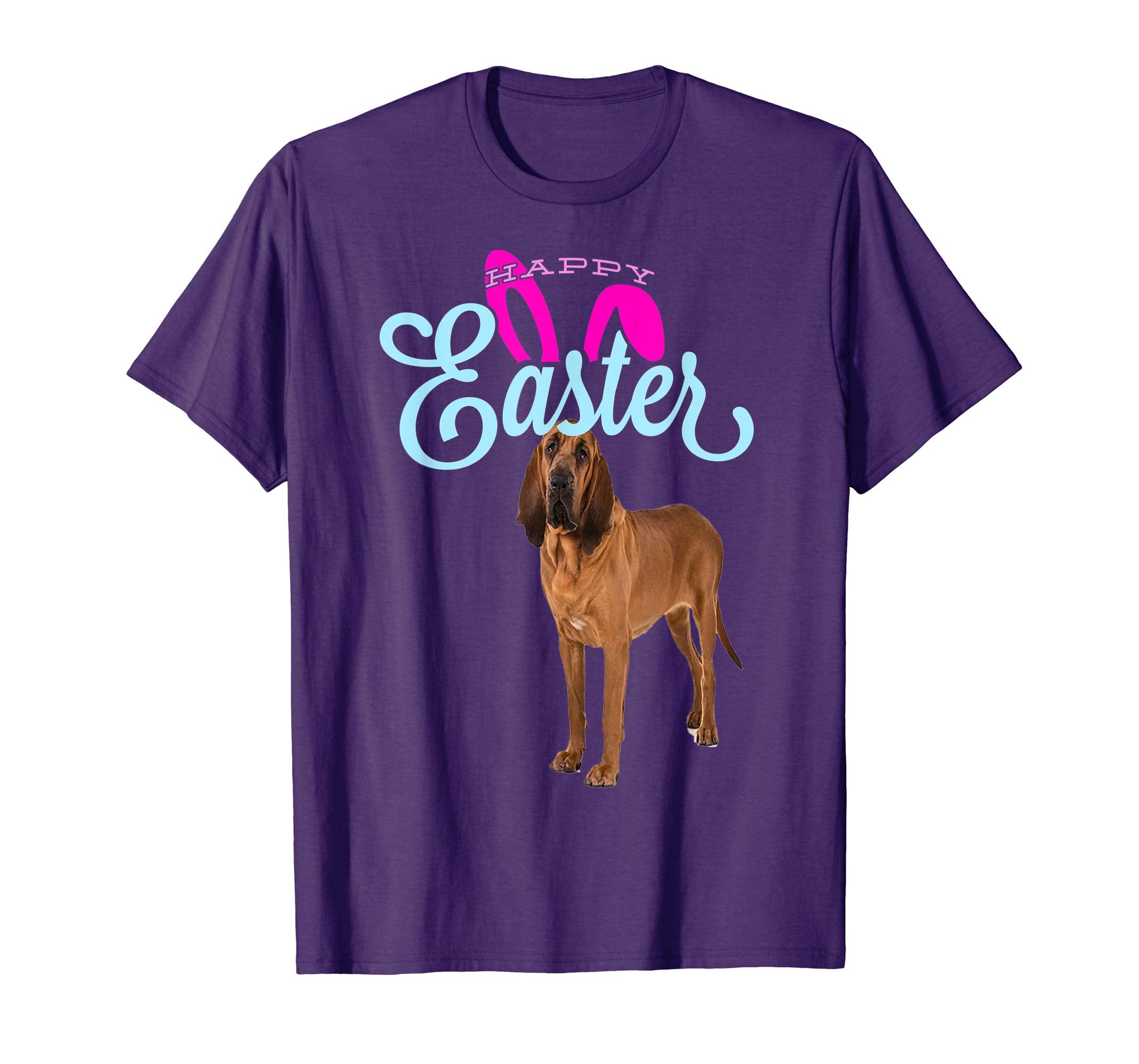 Easter Bunny Bloodhound Tshirt Dog Men Women Gift Easter Day