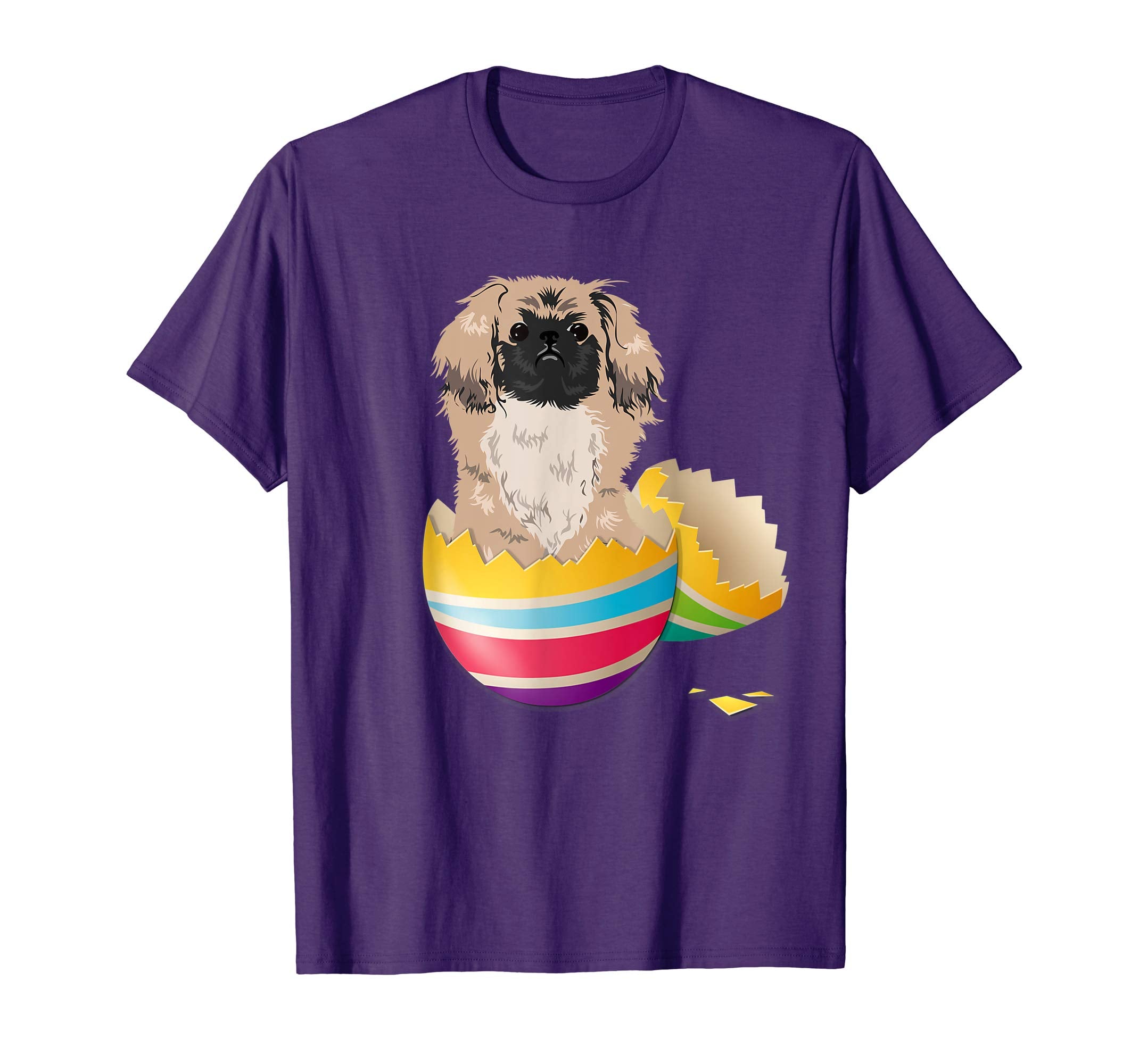 Pekingese Hatching From Easter Egg Easter Day Shirt