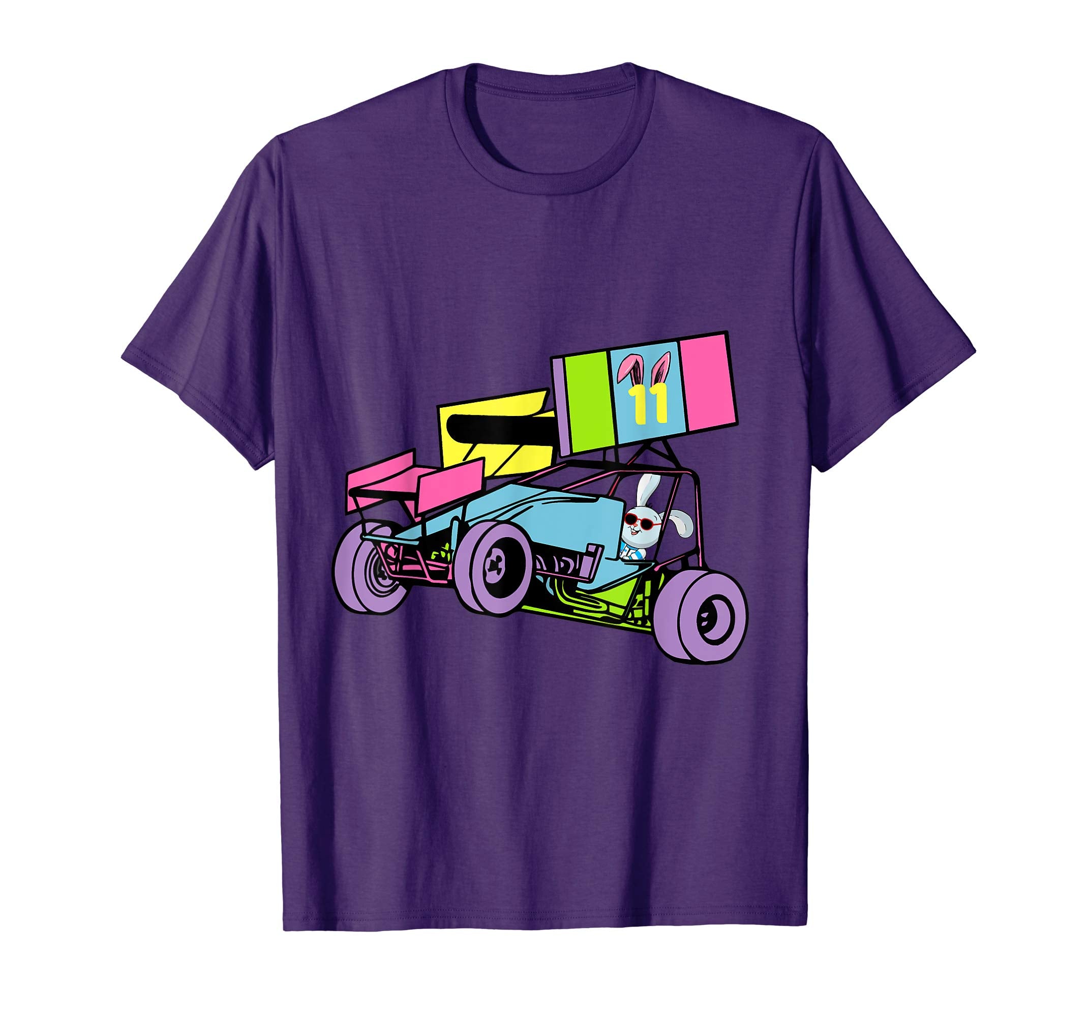 Easter Shirt Toddler Boys Girls Sprint Car Racing Gift Bunny