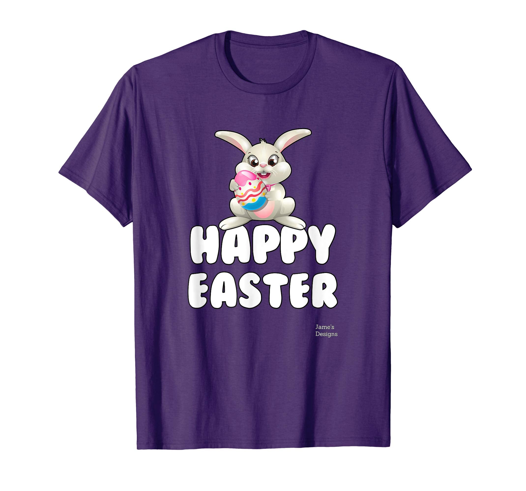 Jame's Designs: Happy Easter Bunny Rabbit Cute Bunny T-Shirt