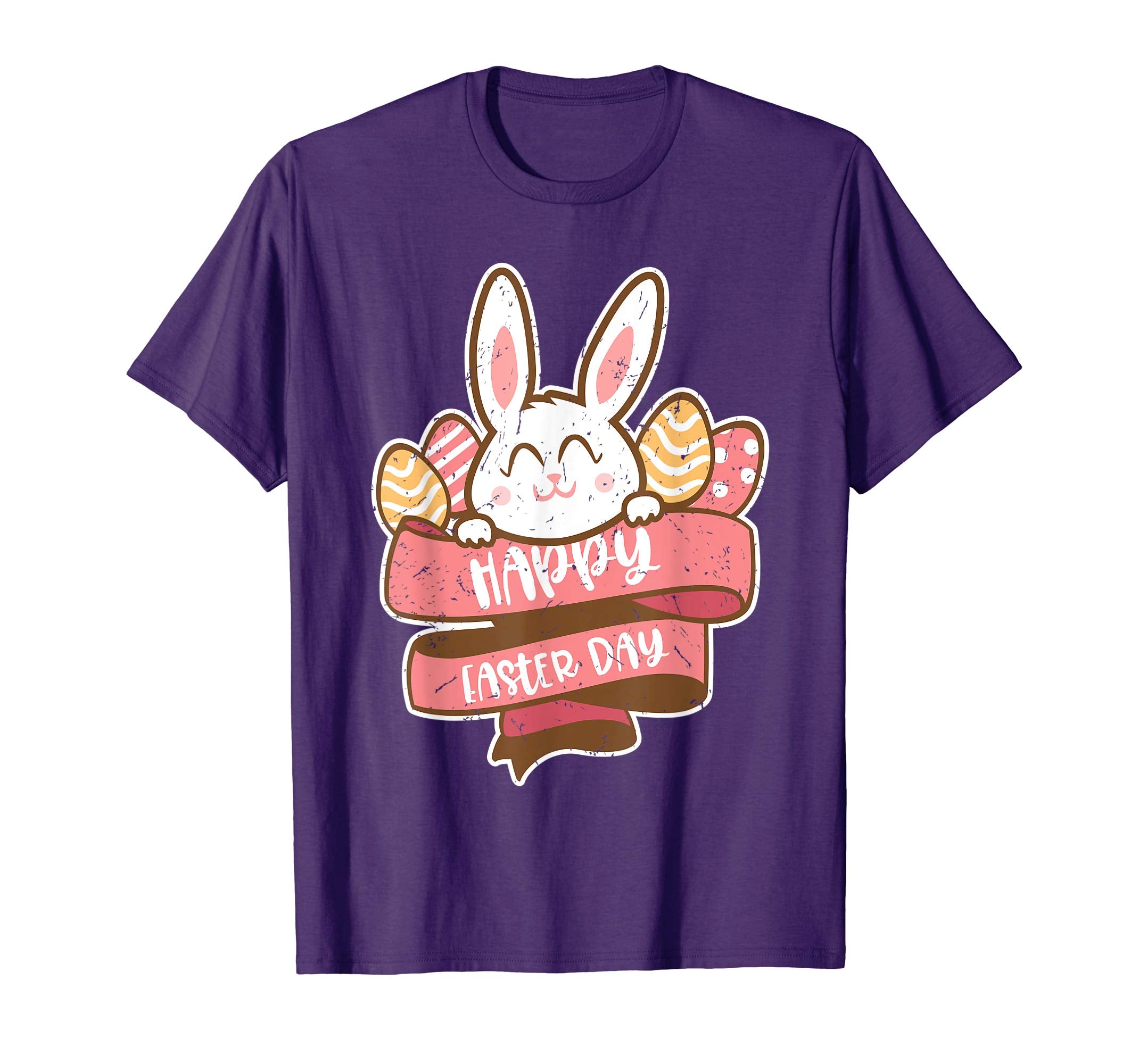 Happy Easter Cute Bunny Eggs Celebrate Christian T-Shirt