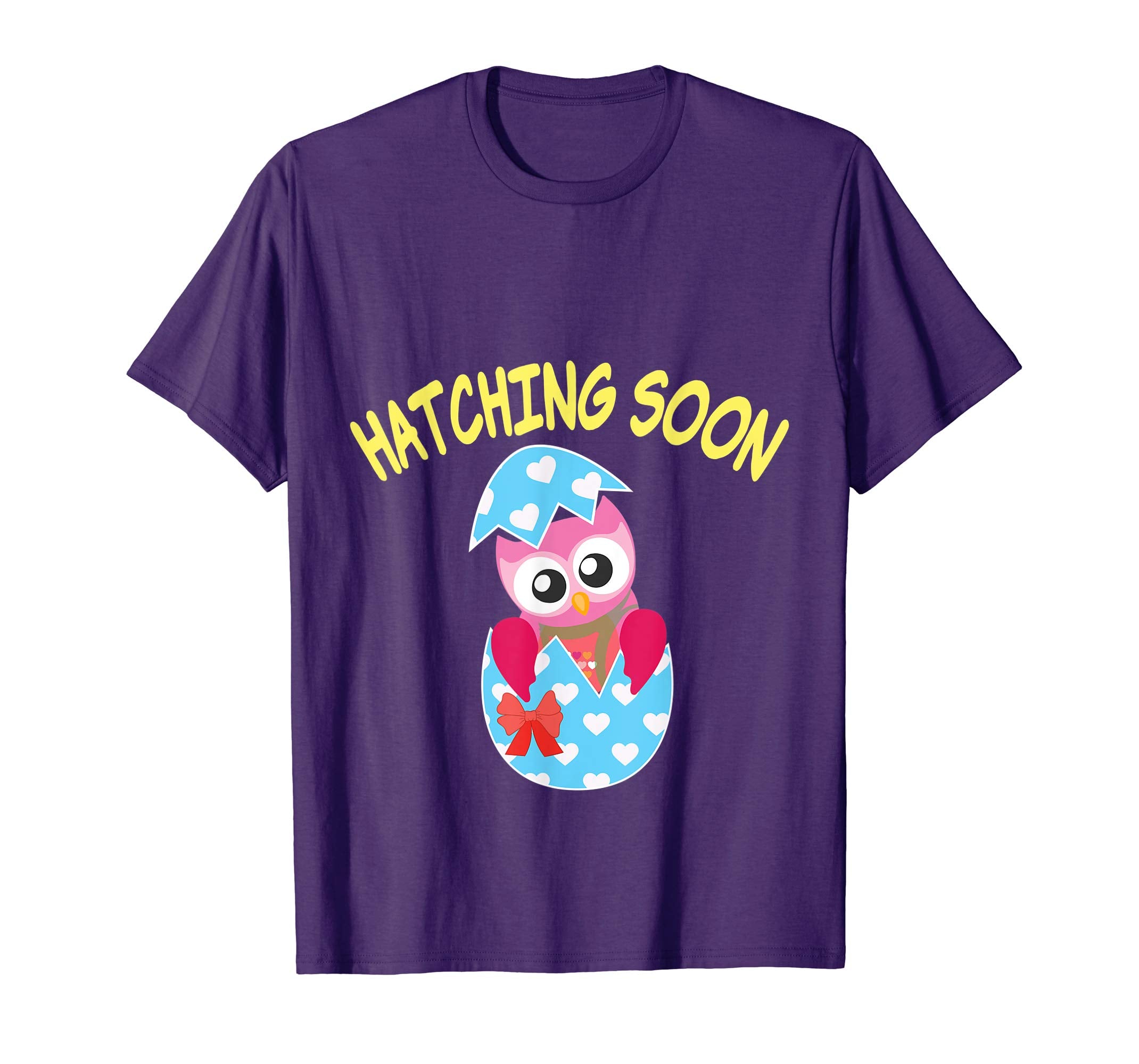 Easter Owl Hatching Soon T-Shirt Pregnancy Announcement Love
