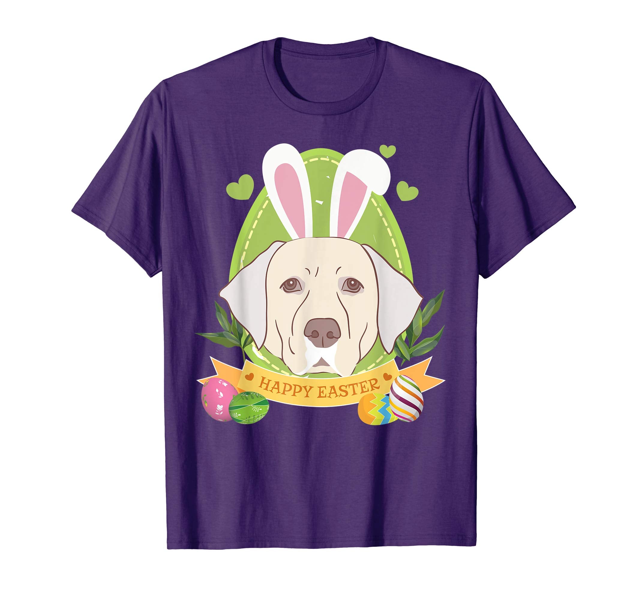 Bunny Labrador Retriever Dog Easter Day Lovers T-Shirt Egg