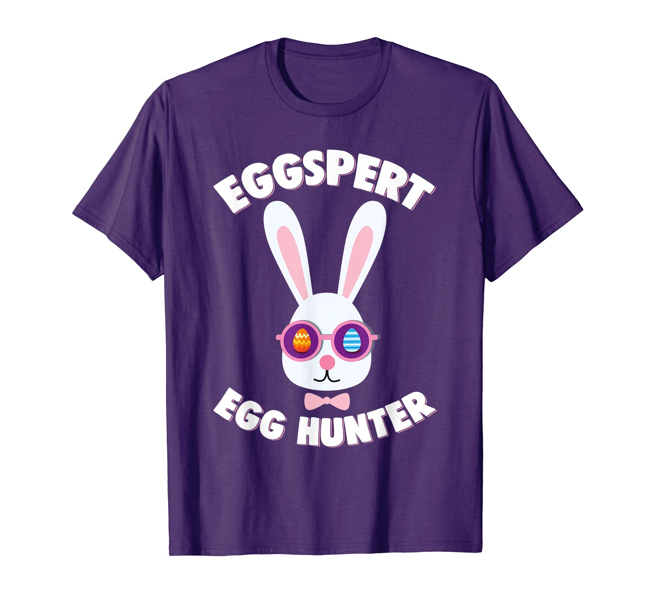 Eggspert Egg Hunter Happy Easter Kids Boys Girls T Shirt