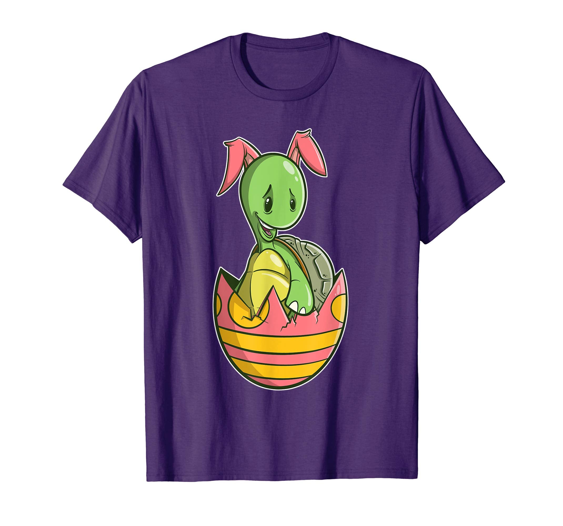 Turtle Bunny Easter T Shirt for Boys, Girls, &amp; Adults