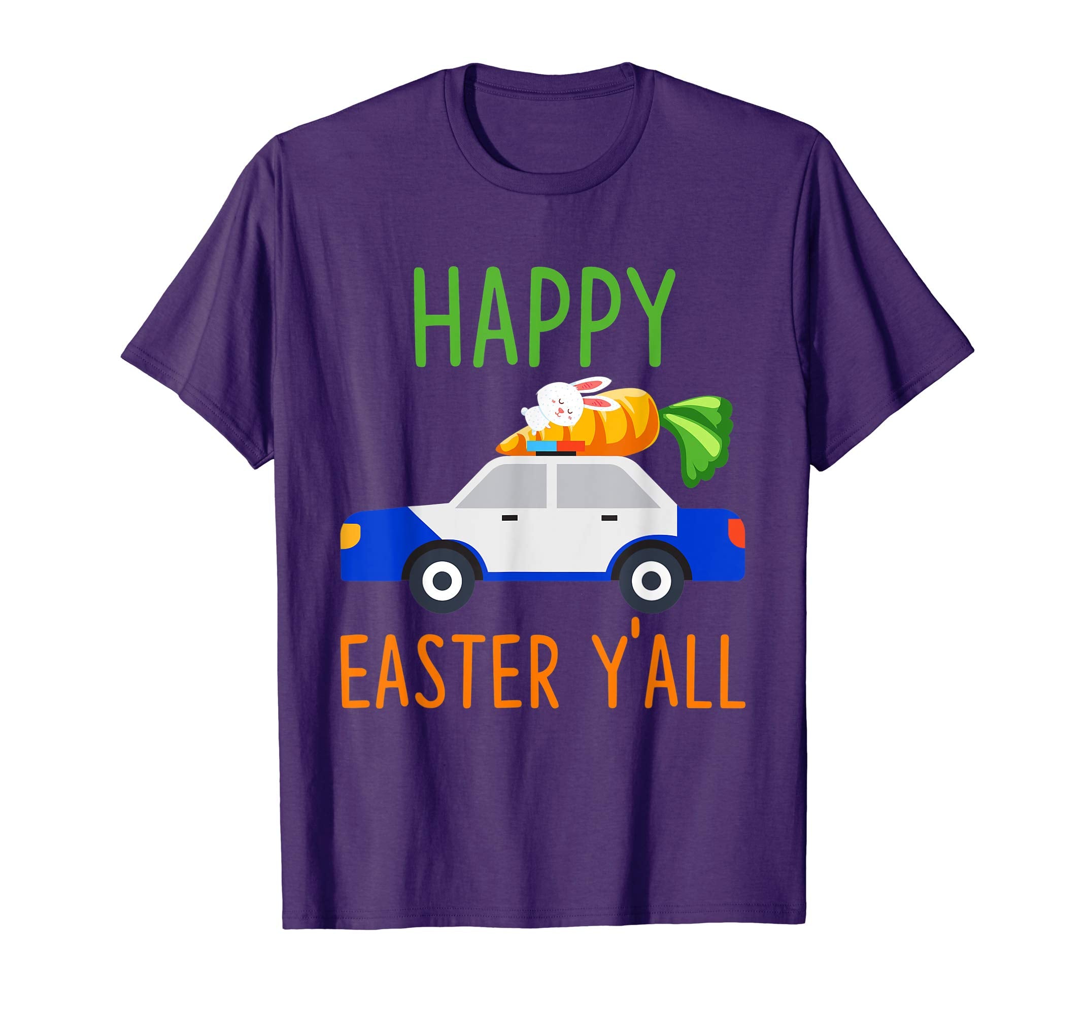Police-Car Happy-Easter-Y'all T-shirt Hunting-Season-Egg
