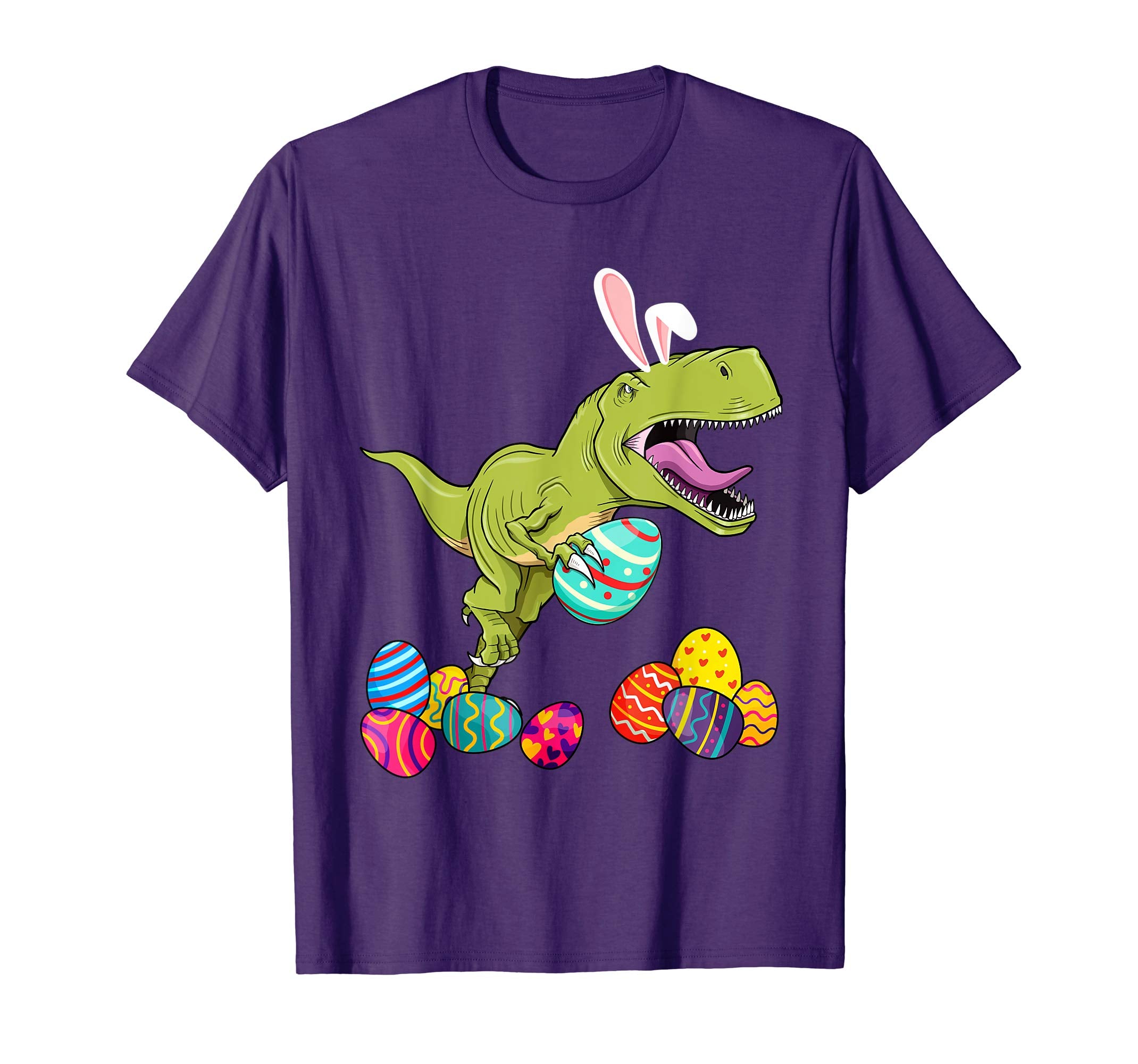 Easter Bunny Dinosaur T rex Eggs Cellent T shirt Boys Kids