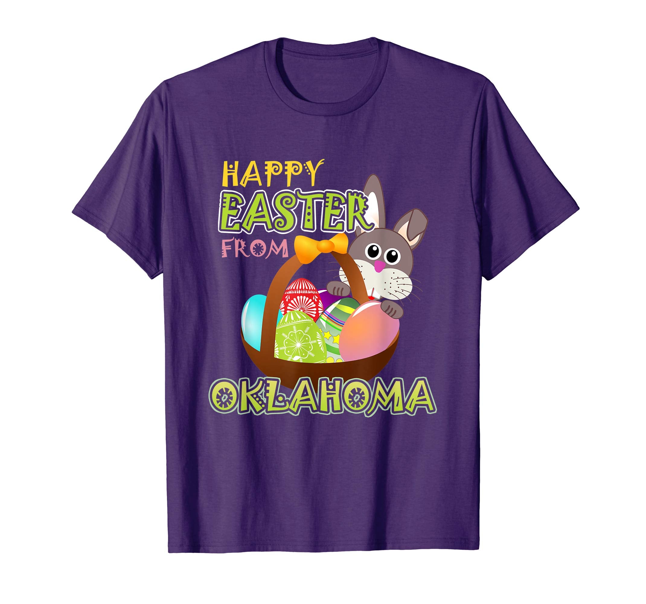 Happy Easter from Oklahoma Funny States T-Shirt