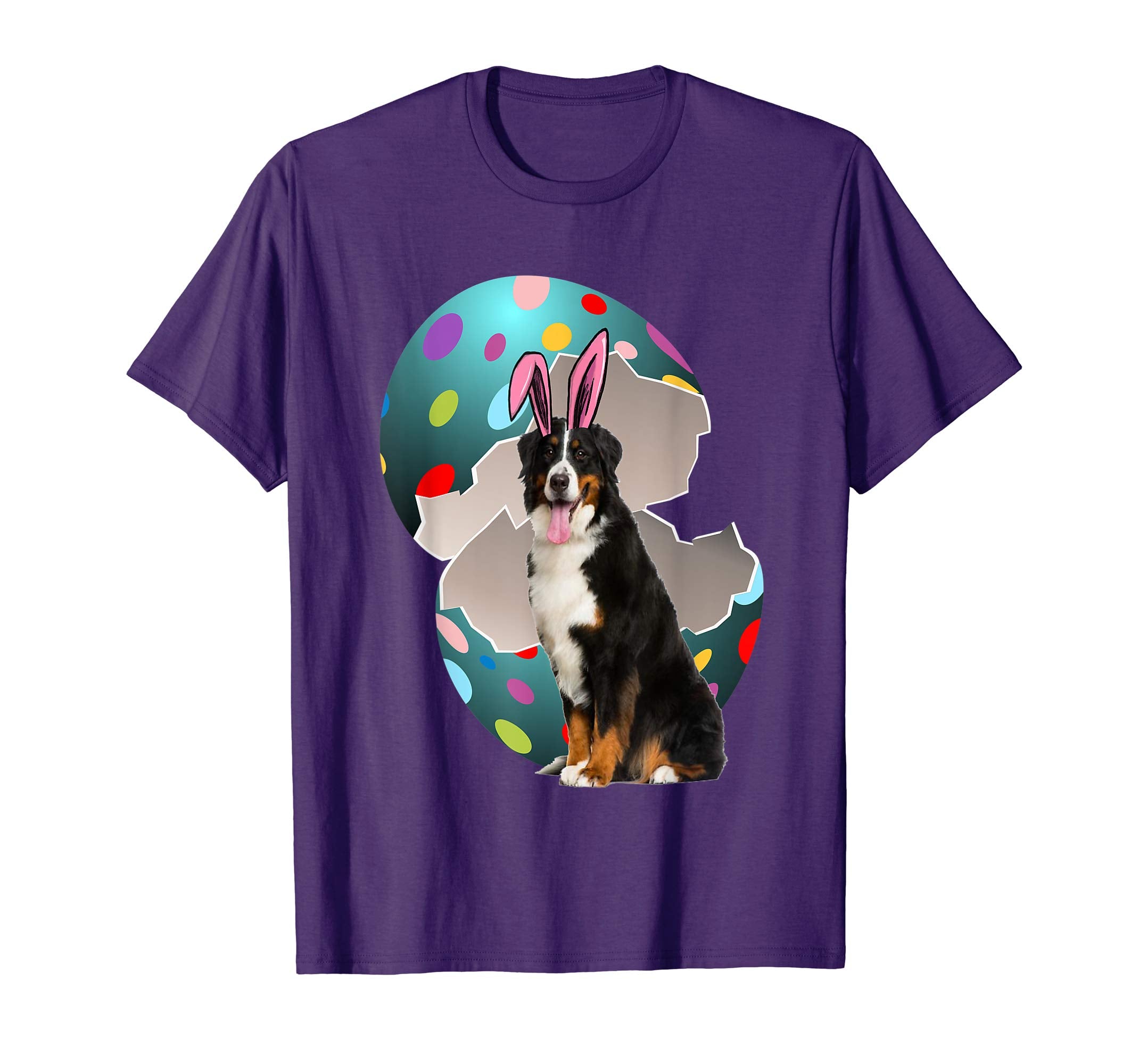 Bernese Mountain Dad Mom Easter Day Gift T shirt