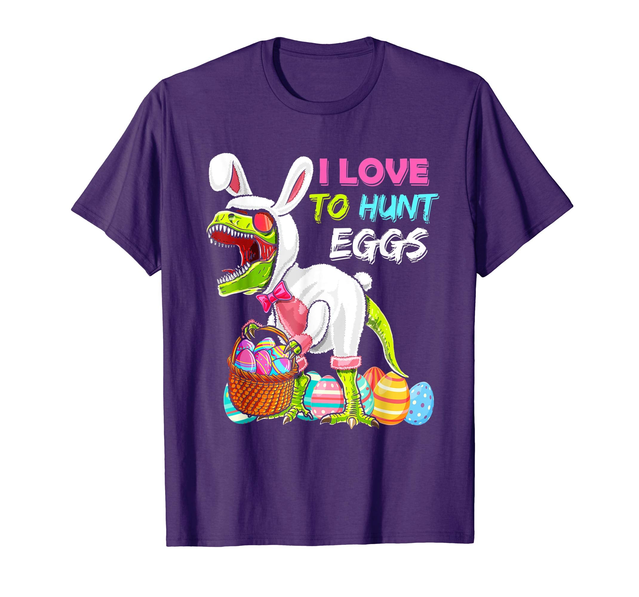 Easter Shirt Dinosaur T Rex Kids Boys Girls EGG Hunts Gift