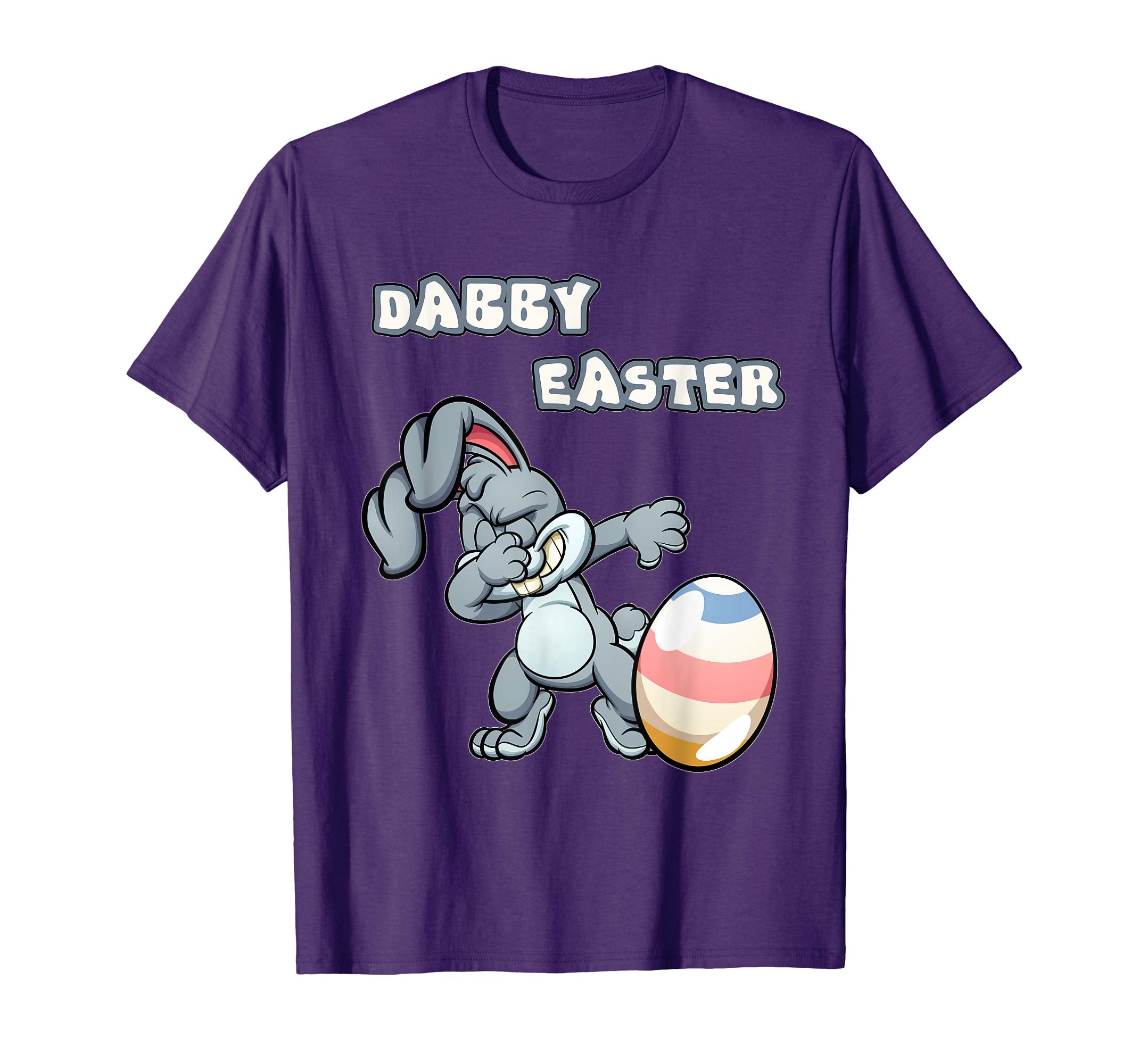 Easter Shirt For Kids Boys Girls Dabbing Easter Bunny Gift