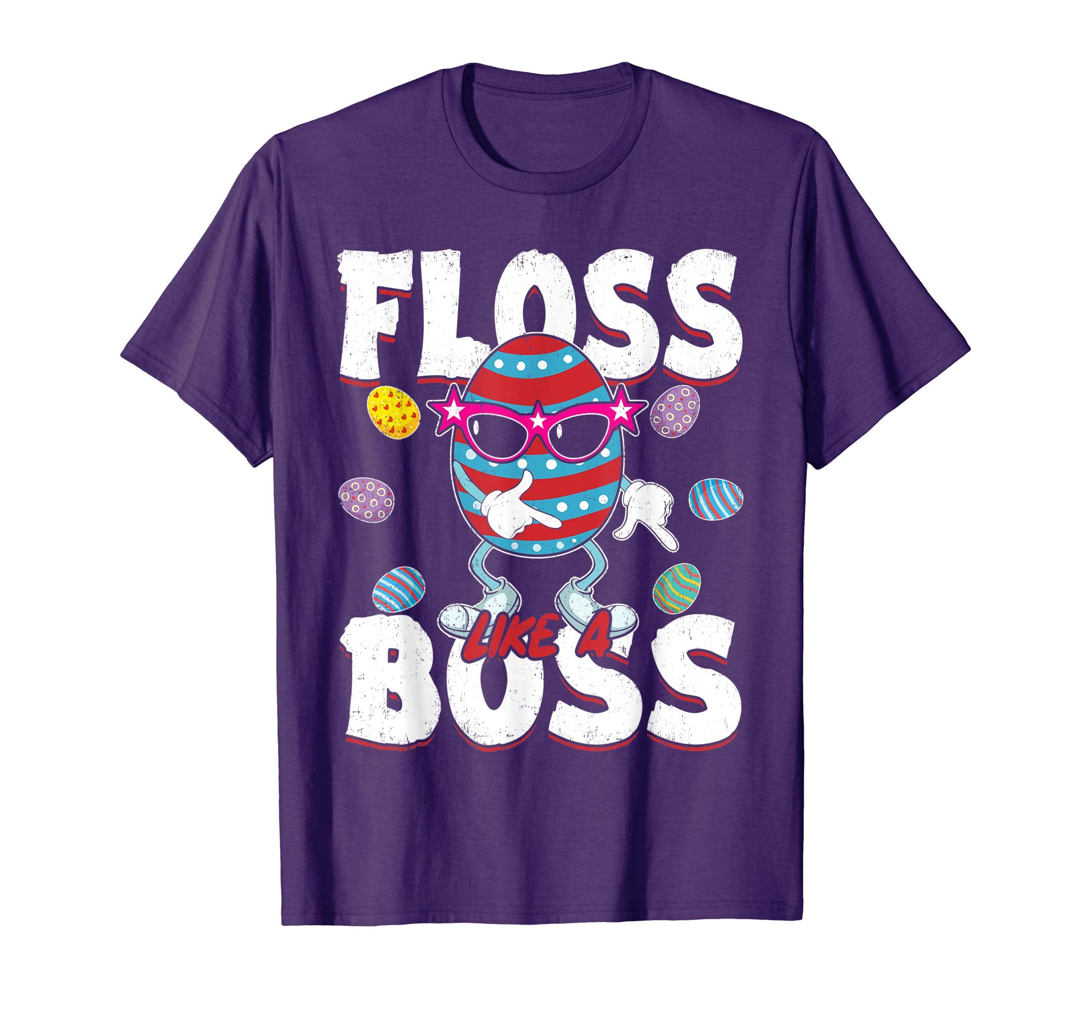 Floss Like A Boss Cute Colorful Egg Shirt Funny Easter Gifts