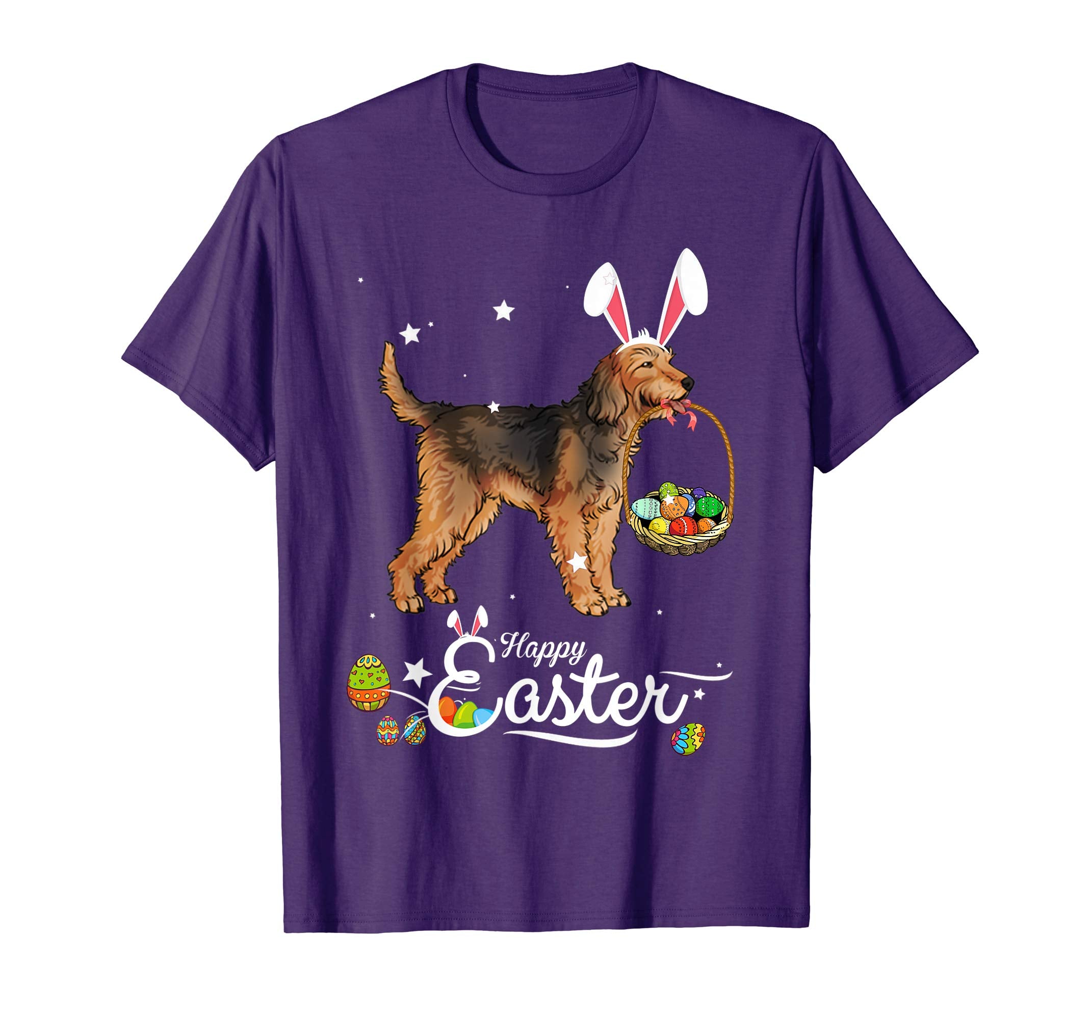 Otterhound Dog With Bunny Hat Easter Costume T Shirt