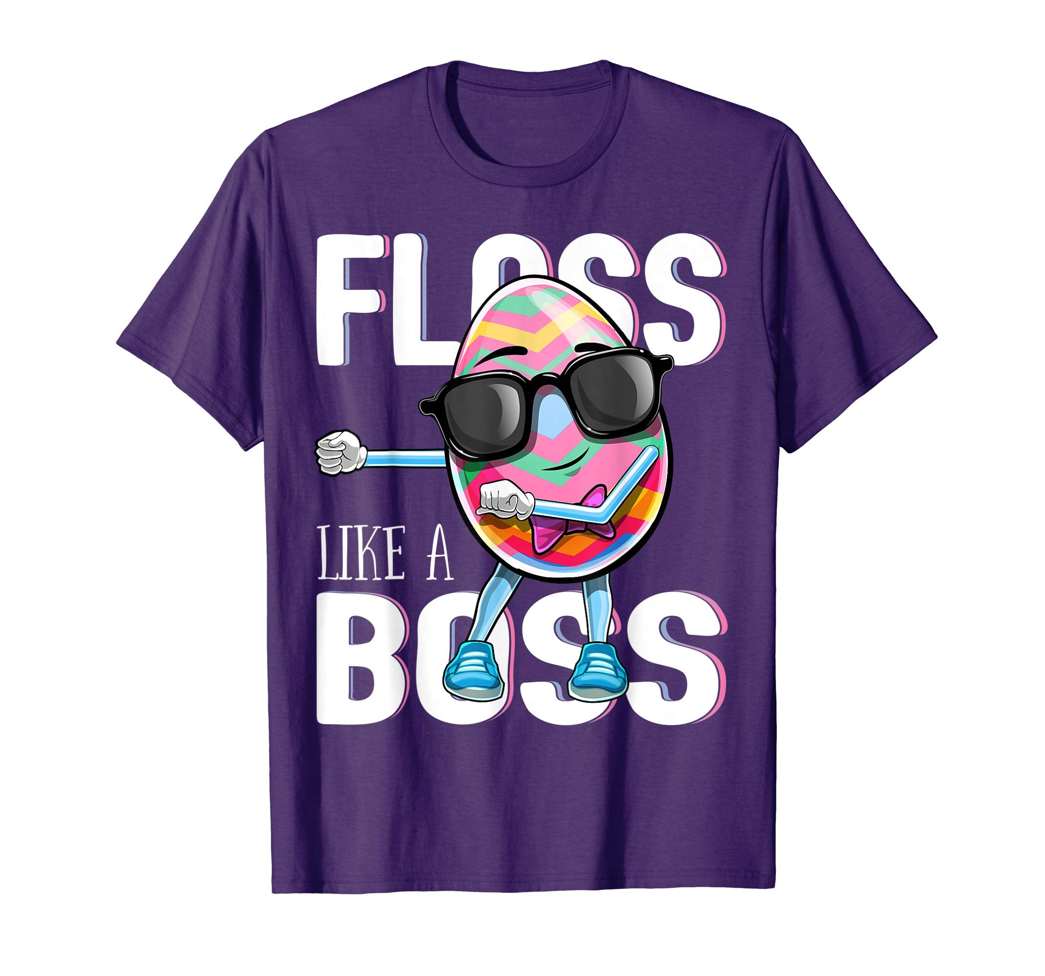 Floss Like a Boss Flossing Easter Egg Shirt Kids Easter Gift