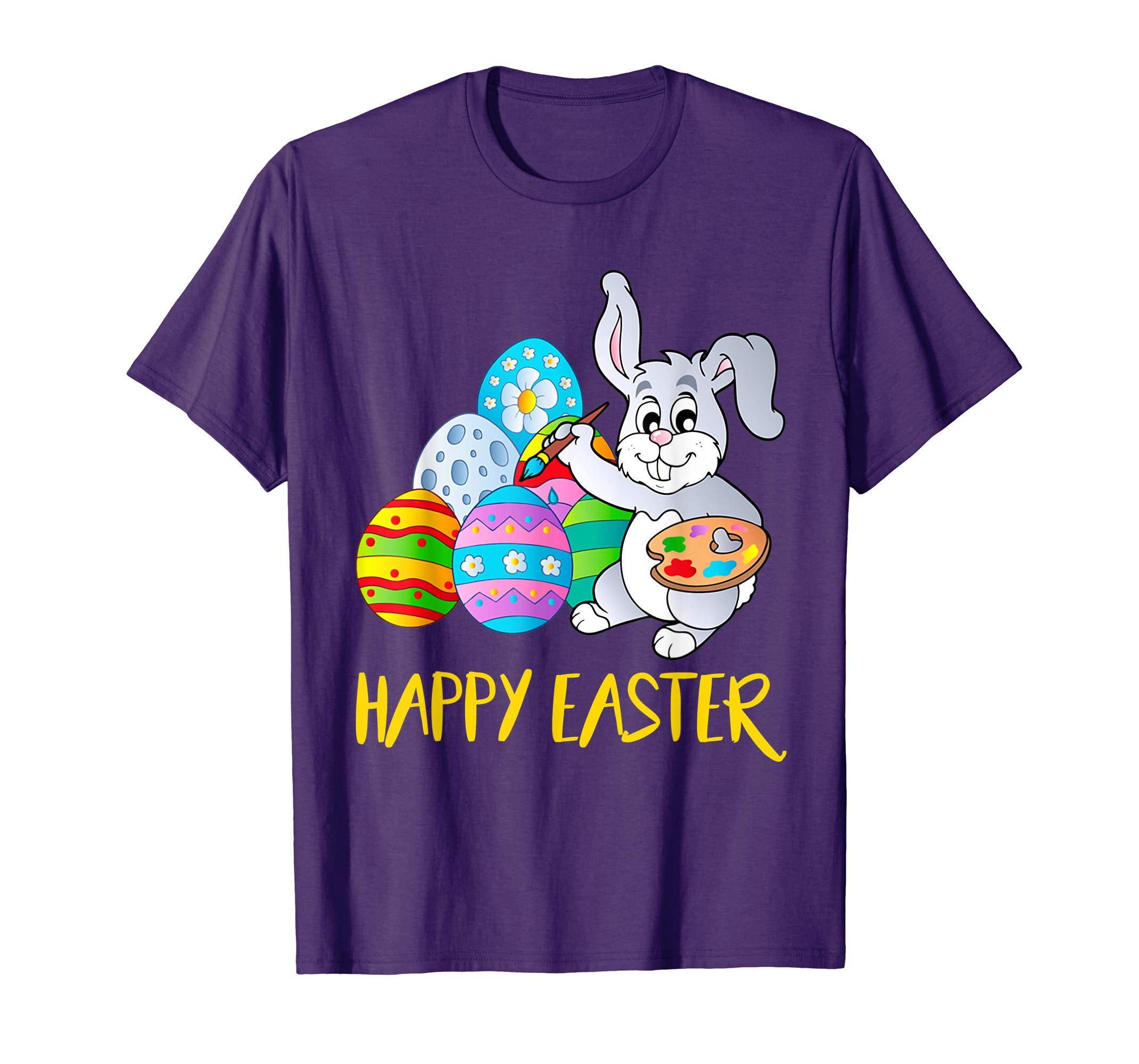 Happy Easter Shirt Colorful Eggs Tee