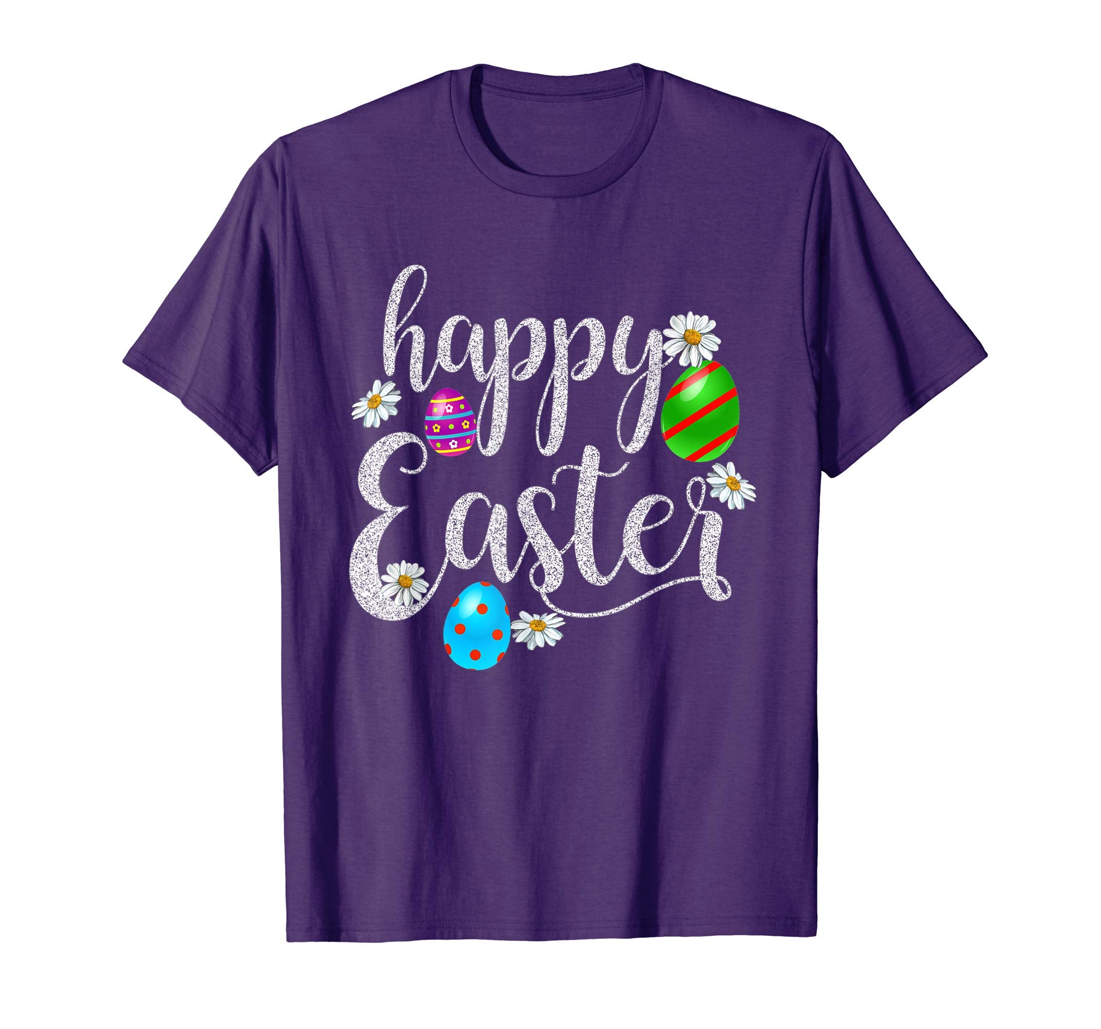 Easter T Shirt Happy Easter Eggs Tshirt Colorful Egg Gift