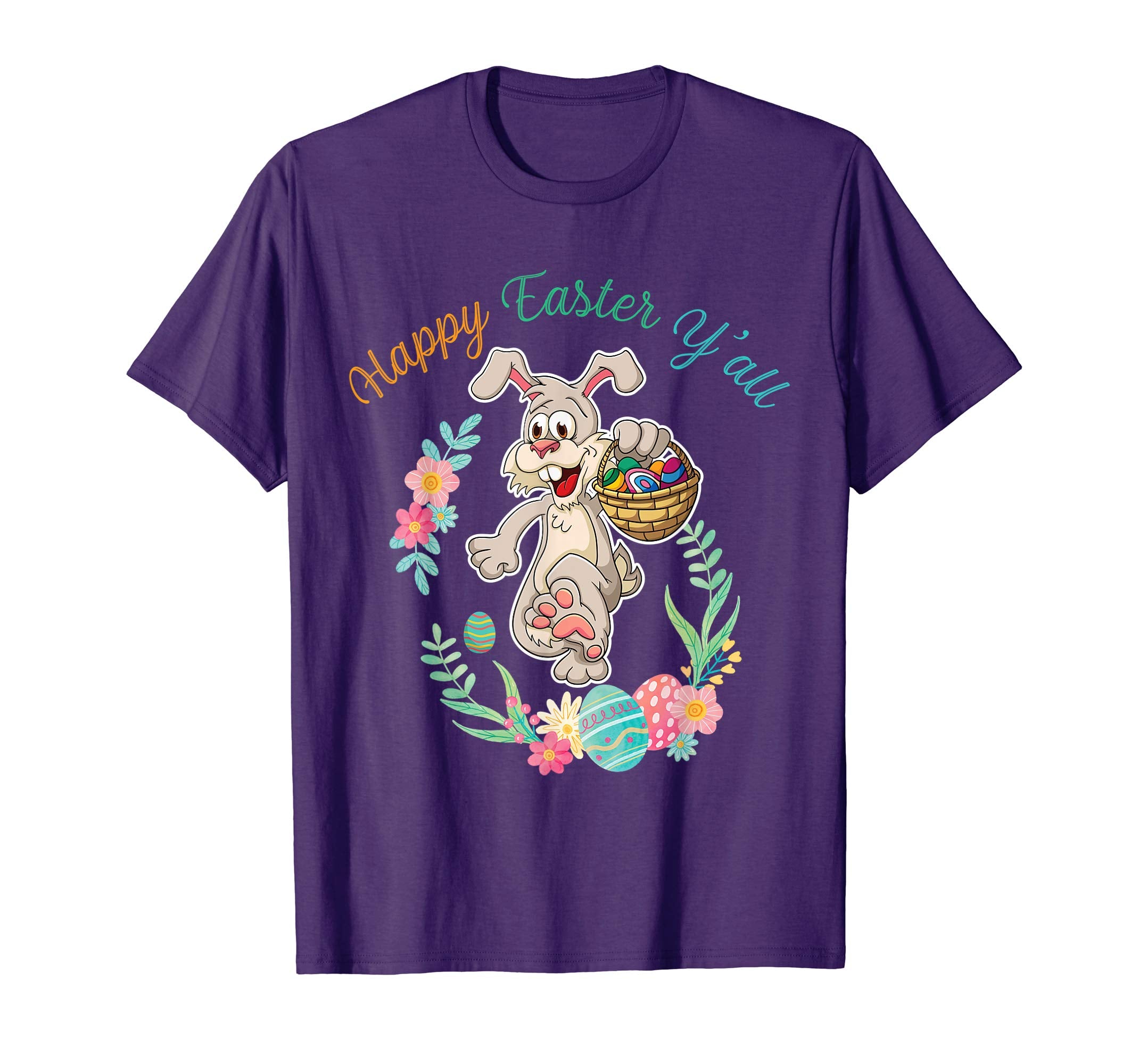 Womens Happy Easter Yall T Shirt for Mom Son