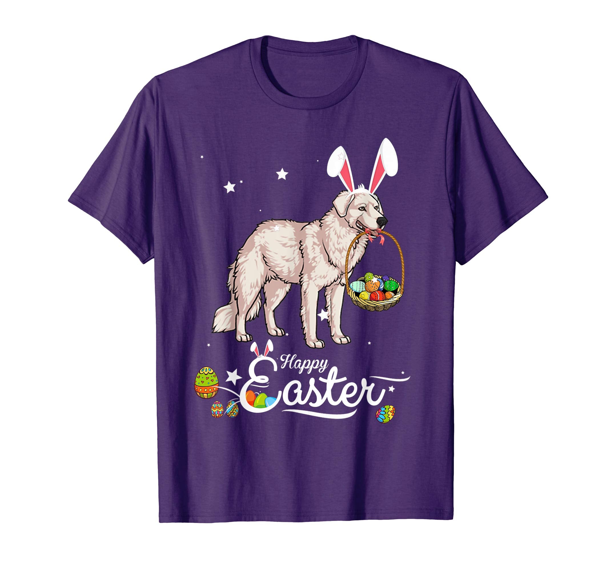 Kuvasz Dog With Bunny Hat Easter Costume T Shirt