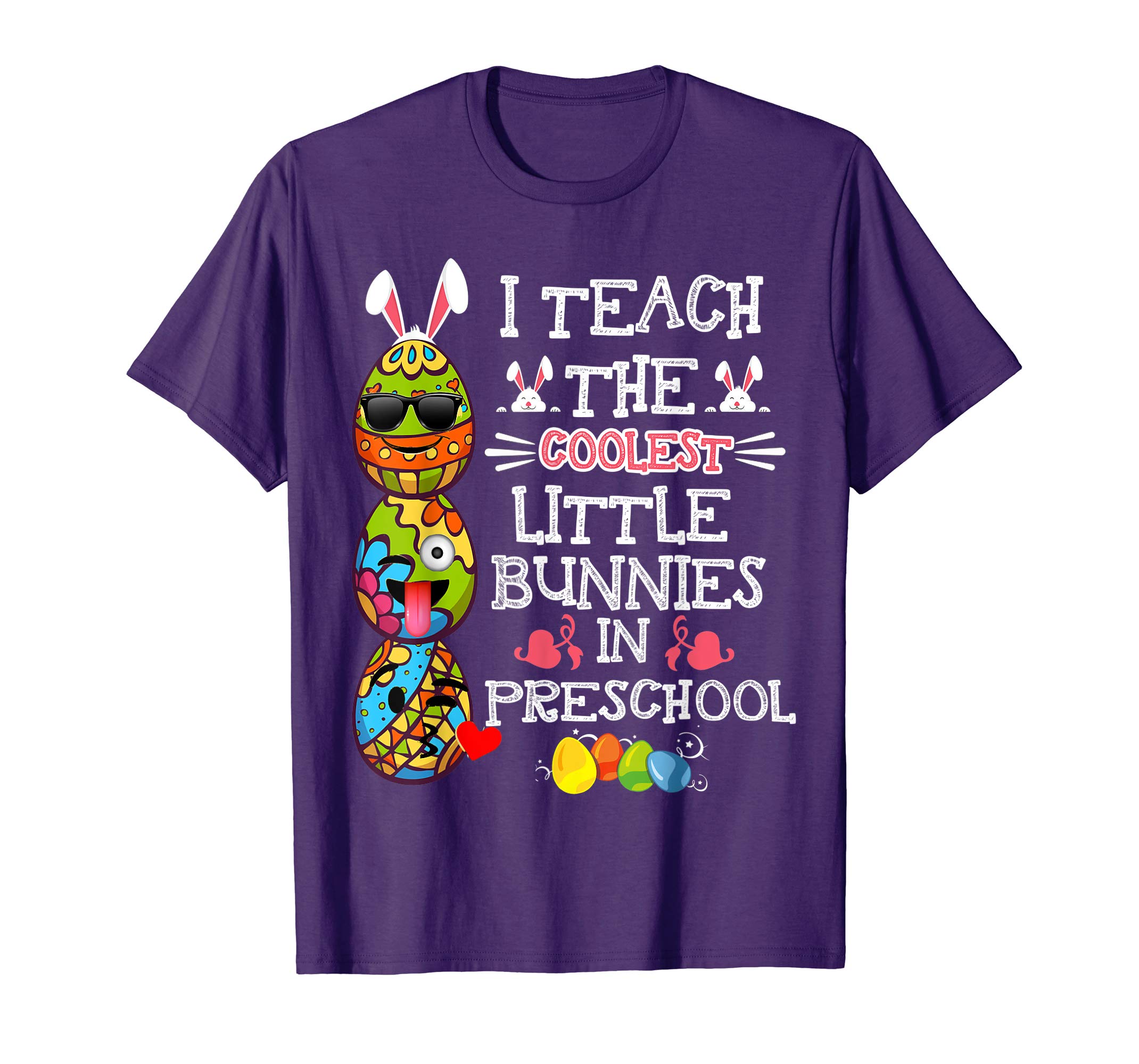 Easter Preschool Teacher T Shirt Easter Egg Emoji T Shirt