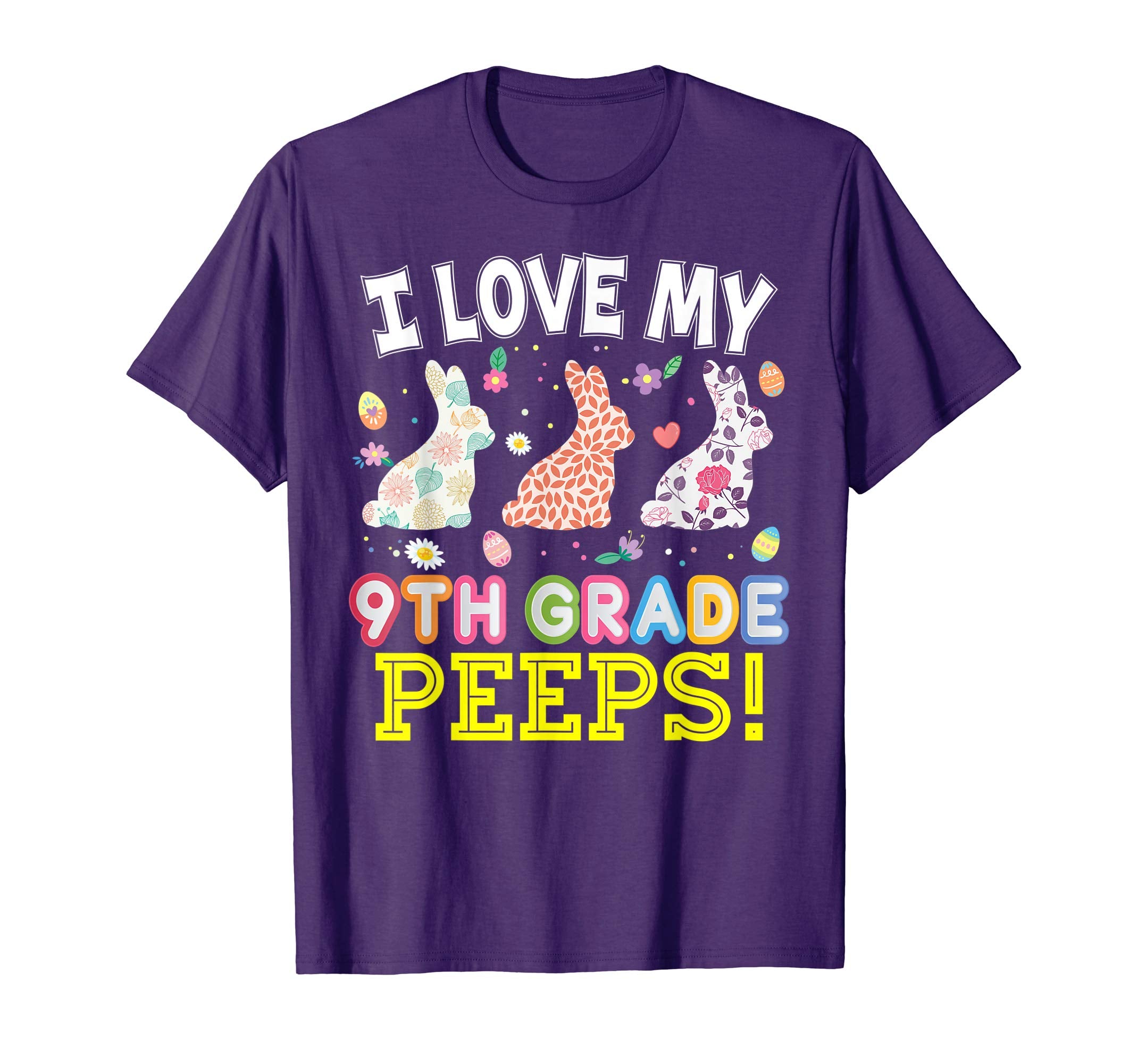 I Love My 9th Grade Peeps Ninth Easter Bunnies T-Shirt