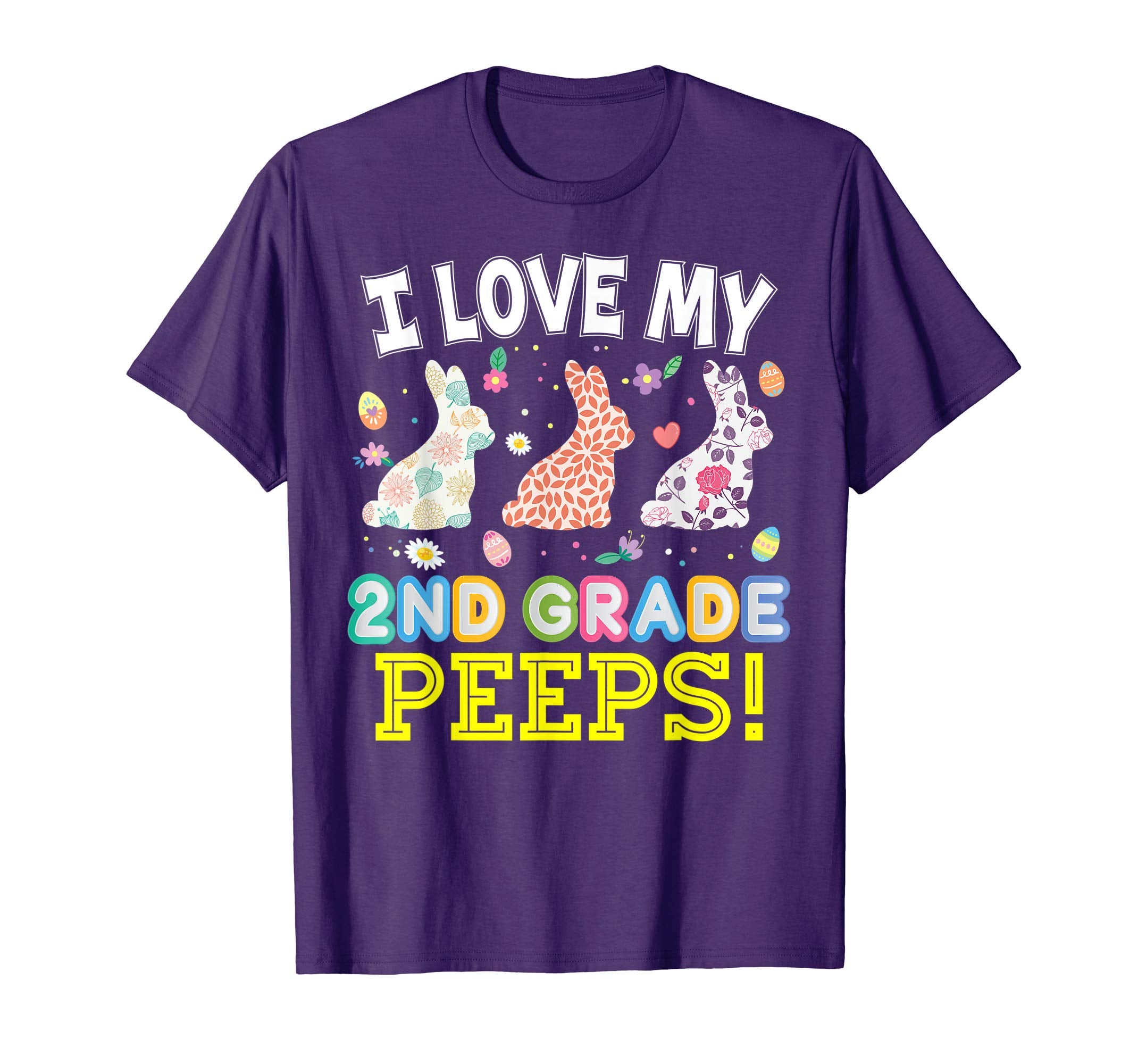I Love My 2nd Grade Peeps Second Easter Bunnies T-Shirt