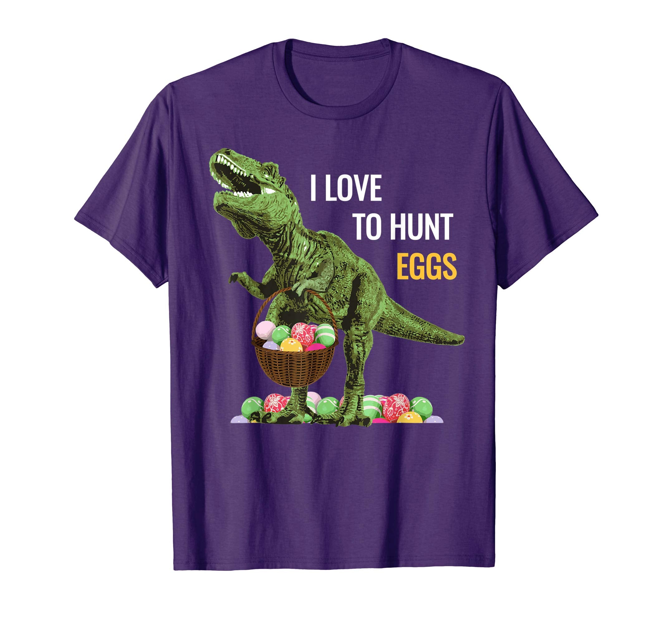 Easter Shirt Dinosaur T Rex Kids Boys Girls EGG Hunts