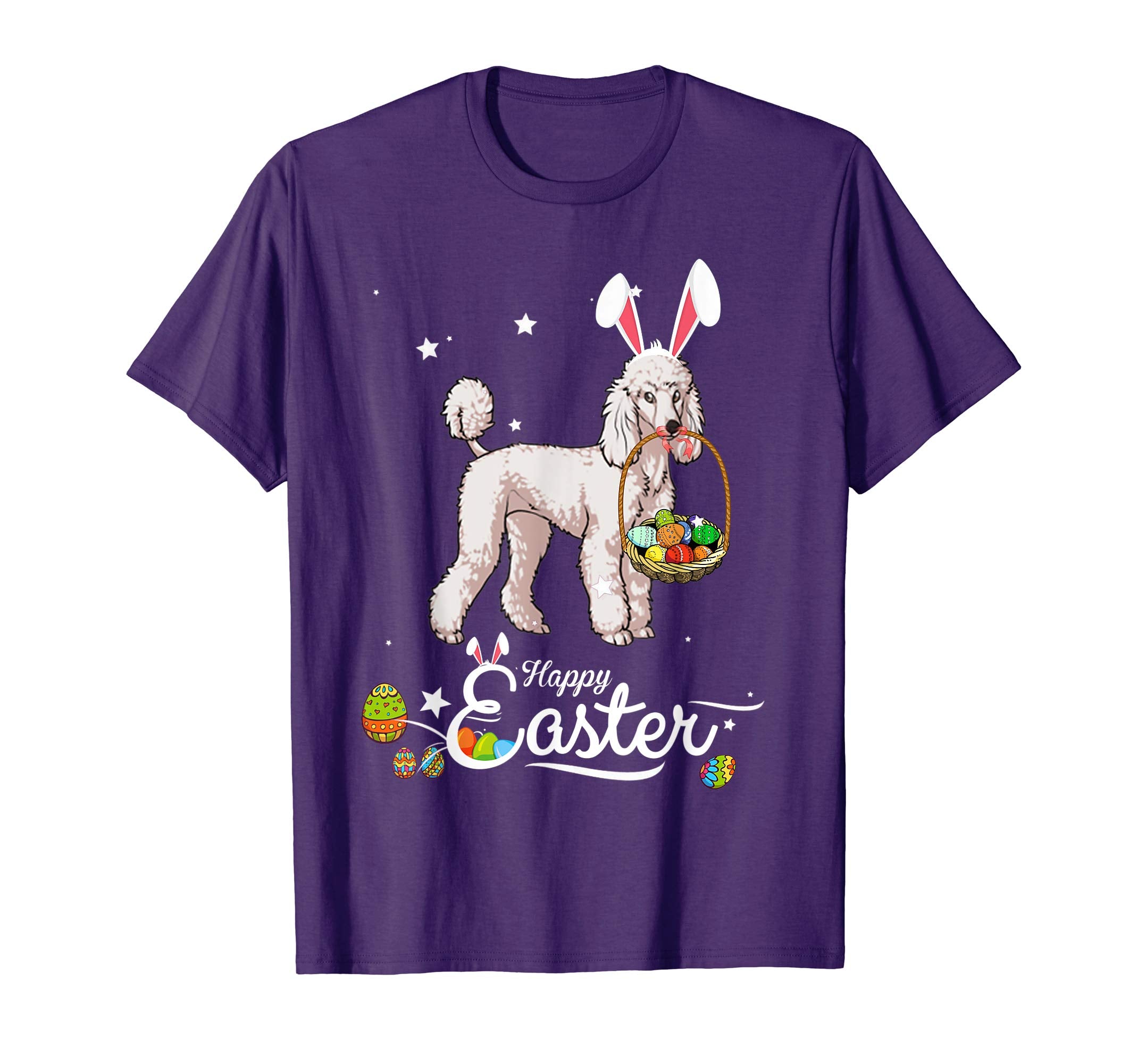 Poodle Dog With Bunny Hat Easter Costume T Shirt