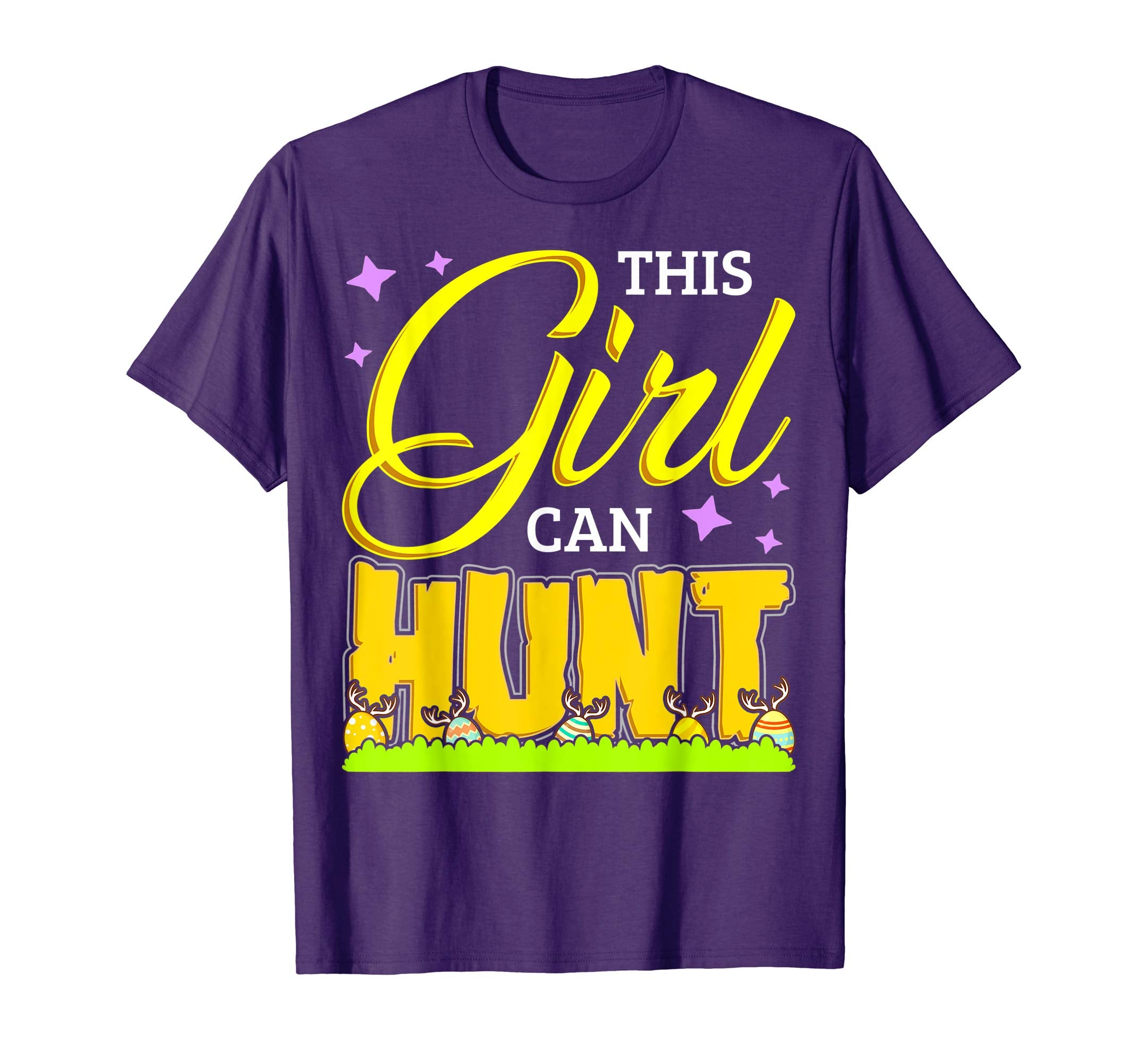 Easter Hunting T Shirt This Girl Can Hunt Eggs Season Gift