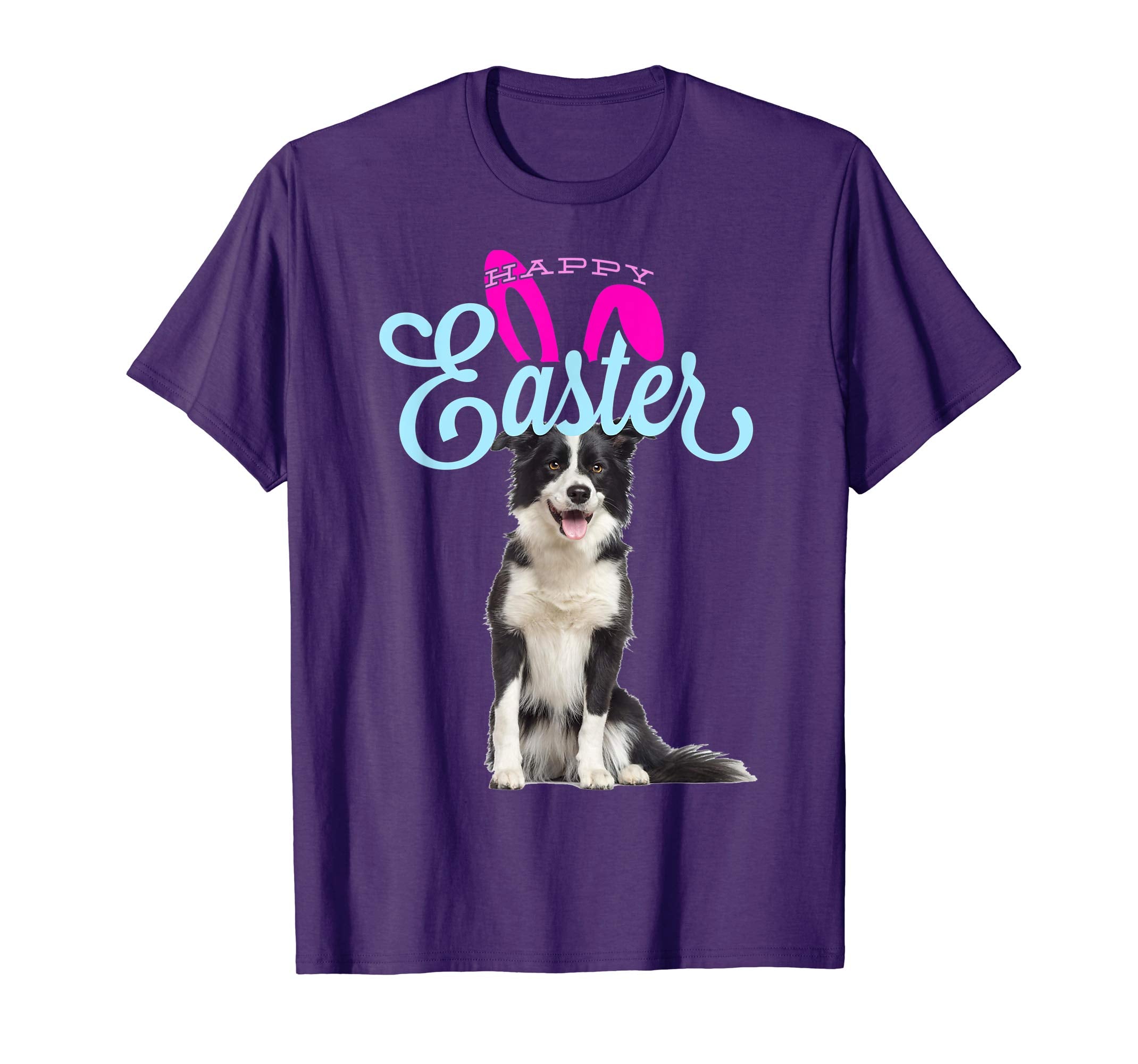 Easter Bunny Border Collie Tshirt Dog Men Women Gift