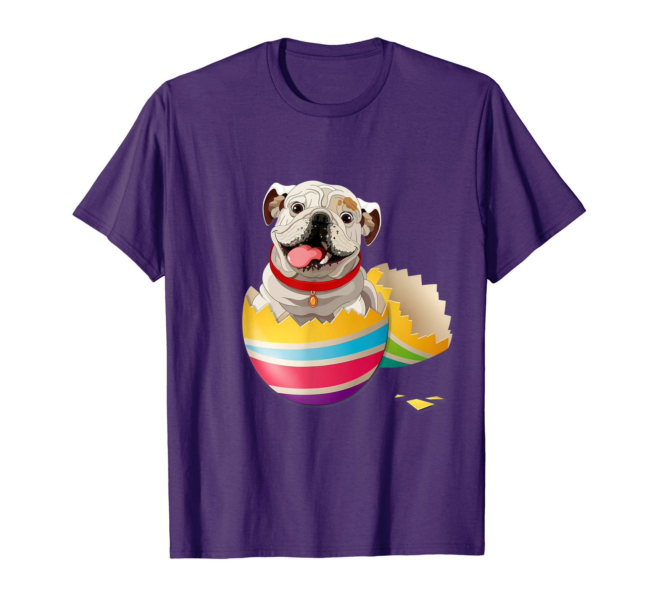 English Bulldog Hatching From Easter Egg Easter Day Shirt