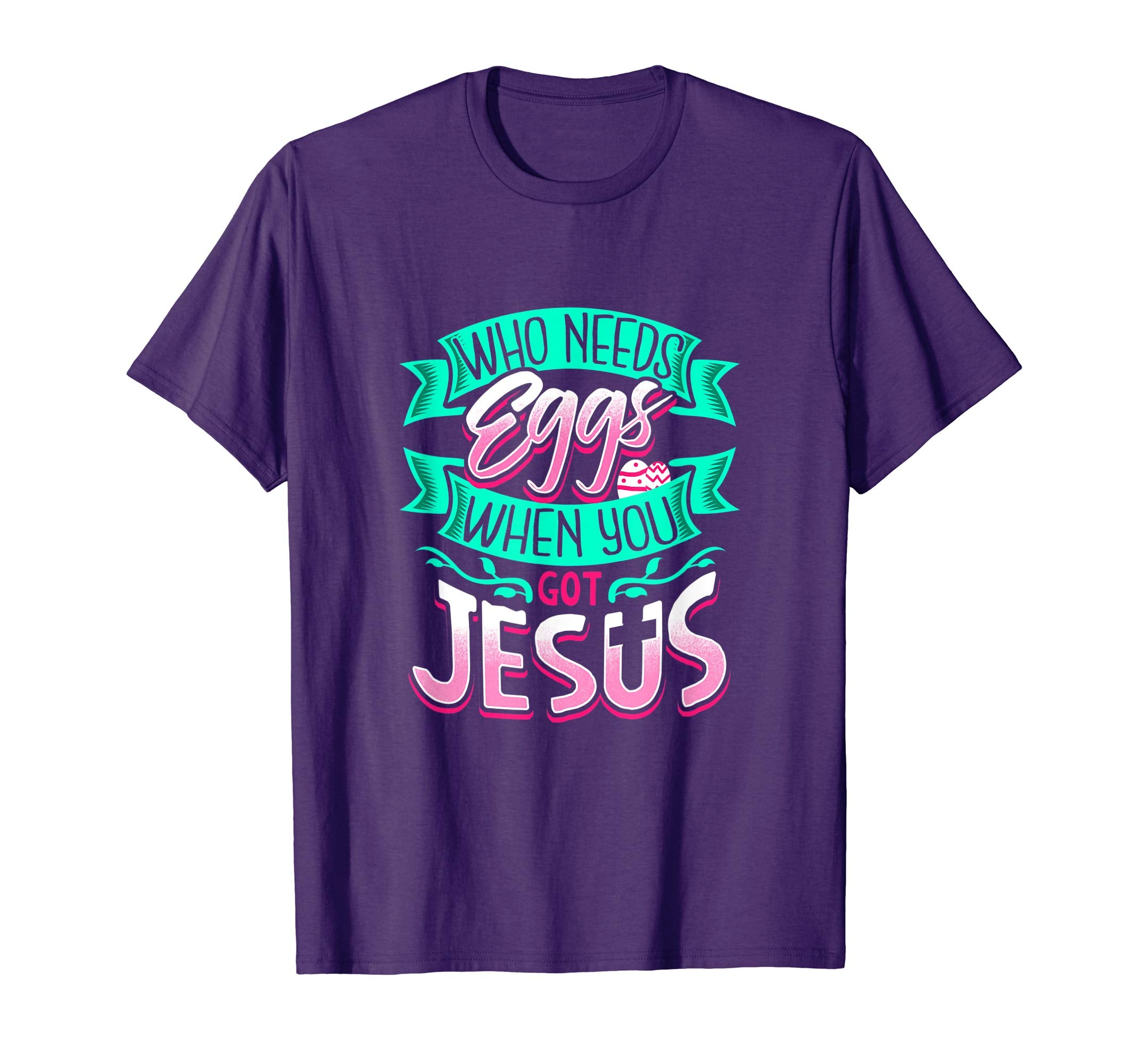 Easter Shirt Christian Got Jesus Cross Colorful Eggs Tshirt