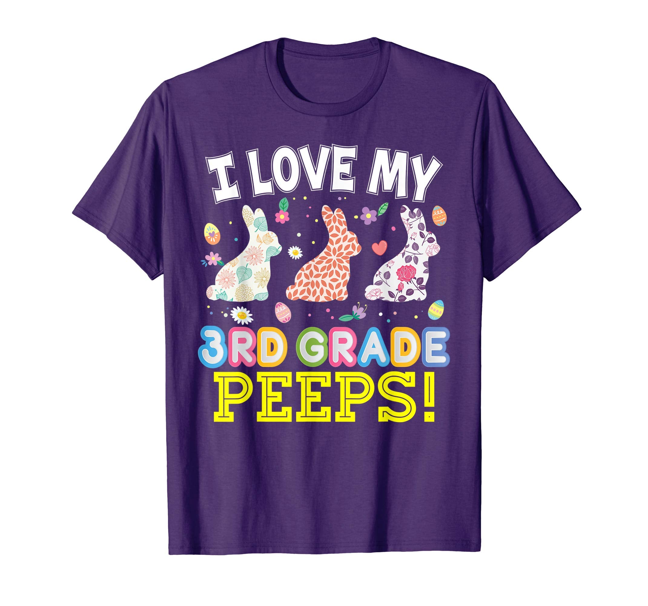 I Love My 3rd Grade Peeps Third Easter Bunnies T-Shirt