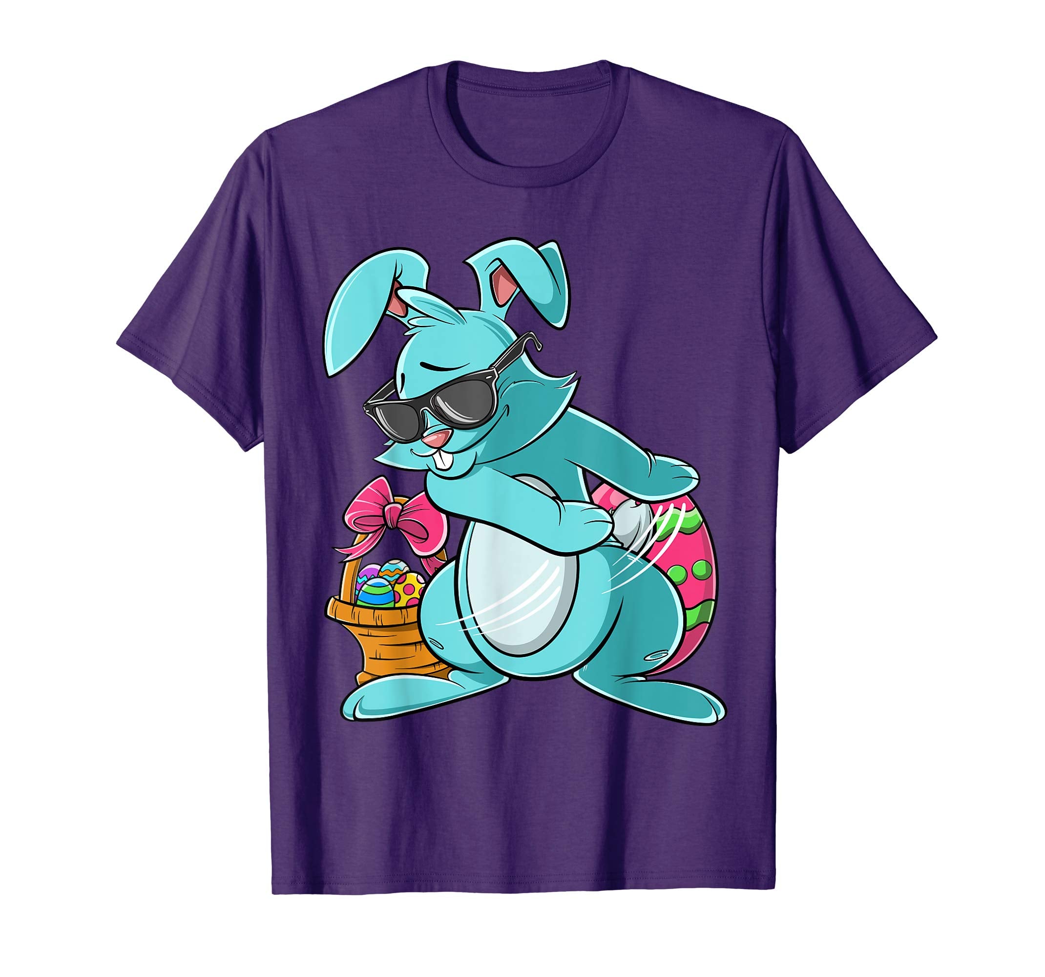 Flossing Bunny Easter T Shirt Gift for Boys Girls Adults