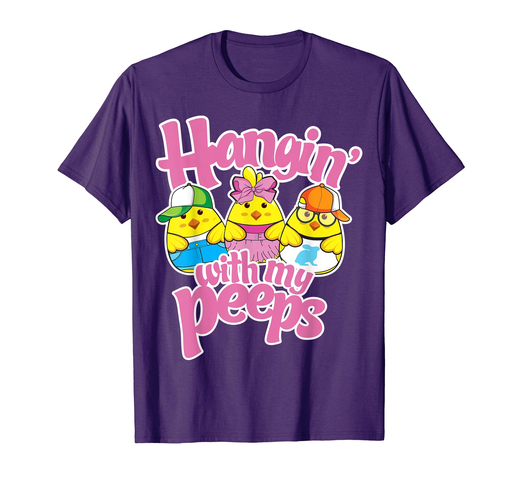 Kids Hanging with my peeps shirt Easter Egg Hunt T-shirt Tee